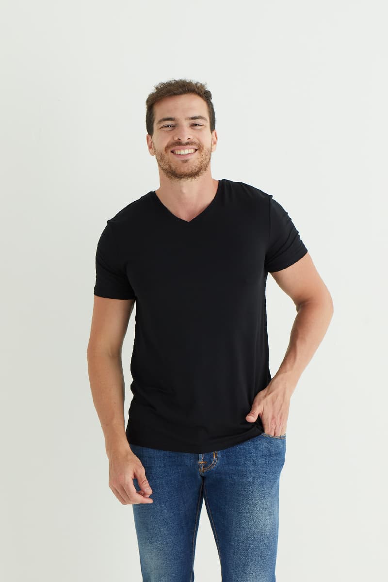 9120 Erkek Modal T-shirt