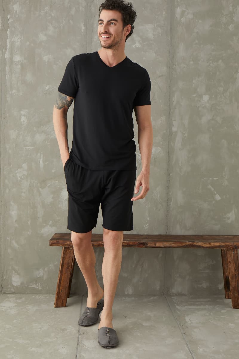 9084 Erkek Şort Takım