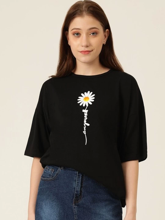 Printed T-shirt - Black