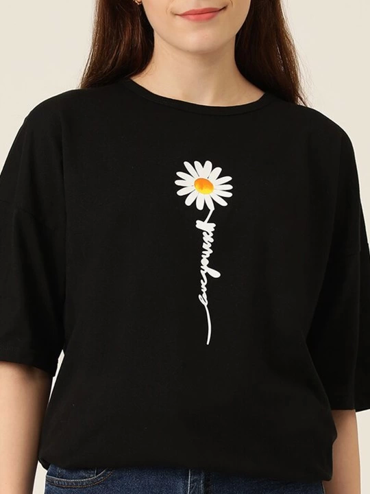 Printed T-shirt - Black