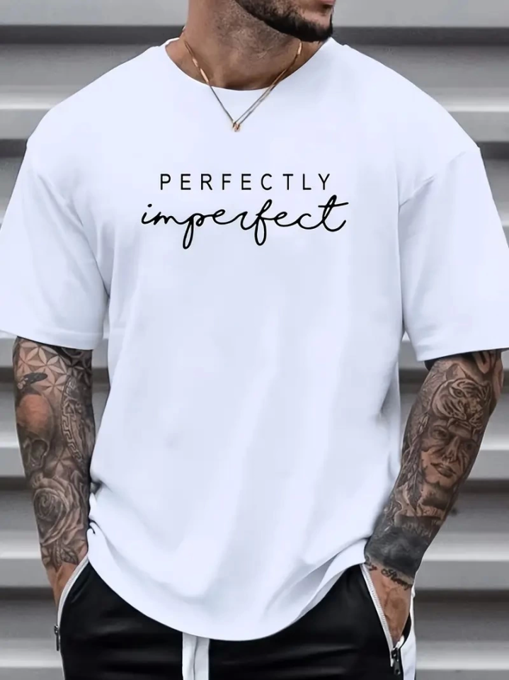 PERFECTLY Casual T-shirt for Men - White