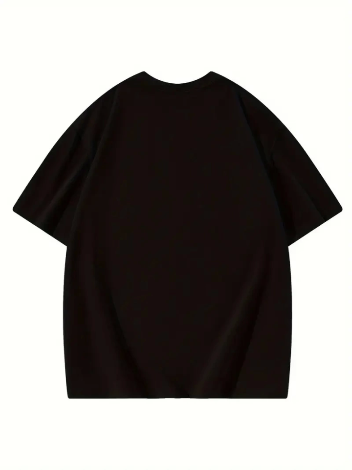 Thousand Printed Oversize Crew Neck T-shirt - Black