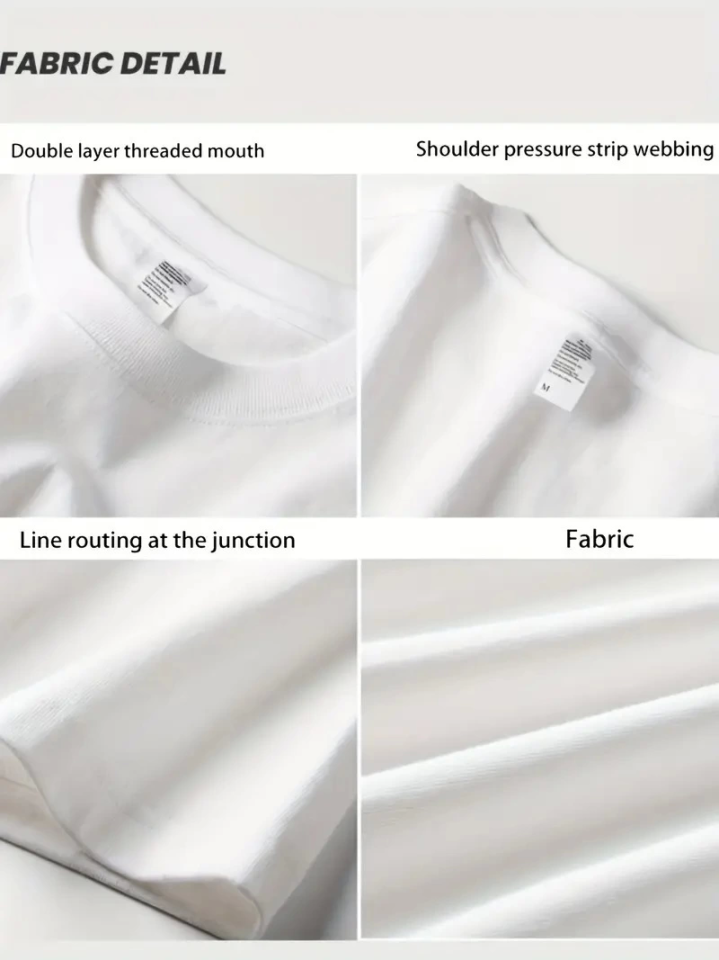 Comfortable Crew Neck T-shirt, Creative Cartoon Print - Soft Polyester, Suitable for All Seasons - White