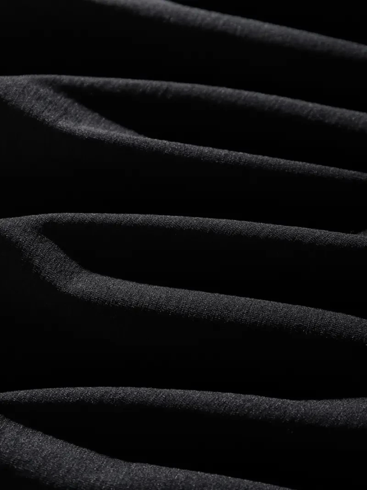 Men's Mountain Graphic T-shirt, Large Size Comfortable T-shirt for Summer - Black