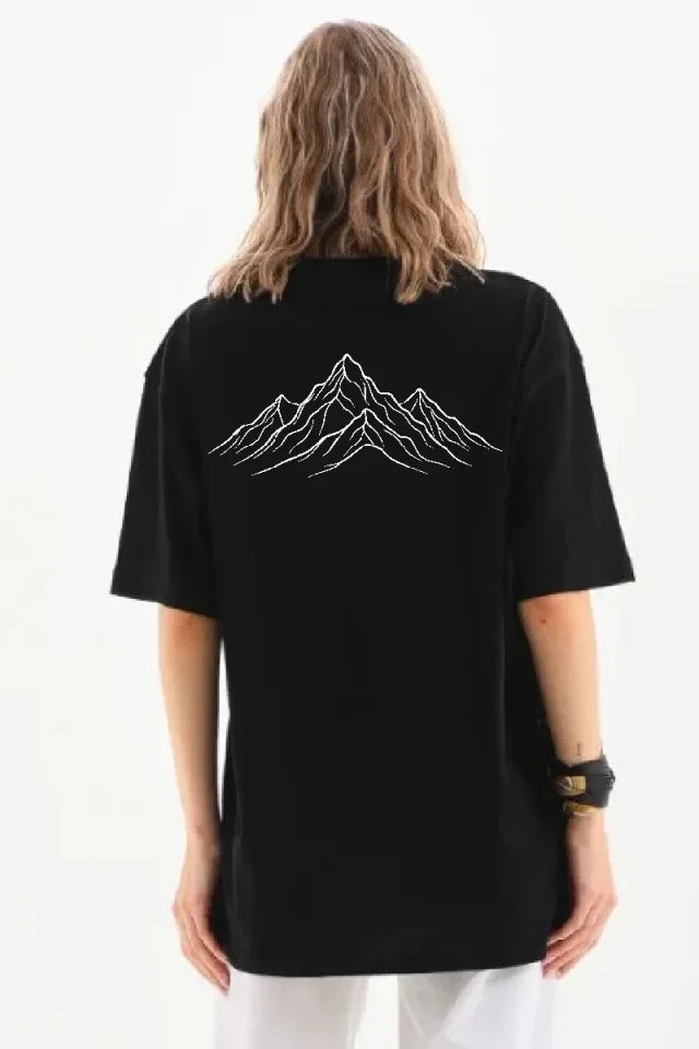 Nihilist Penguin Special Design Oversize Crew Neck T-Shirt - Black