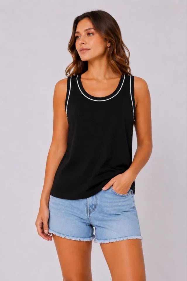 3-Pack Sleeveless Sports Tank Set Summer Crew Neck - Yellow, Black, Baby Blue