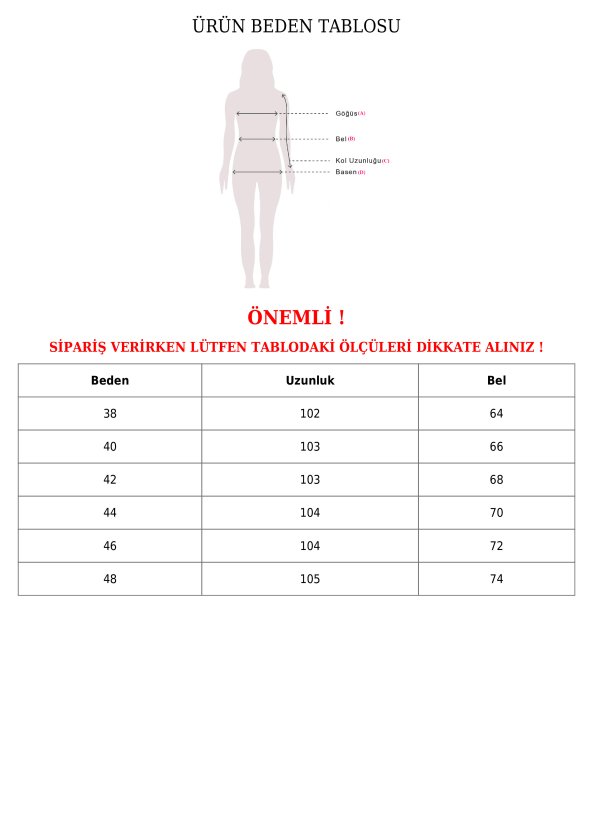Beli Cırtcırt Detay Boru Paça Kumaş Pantolon -Laci
