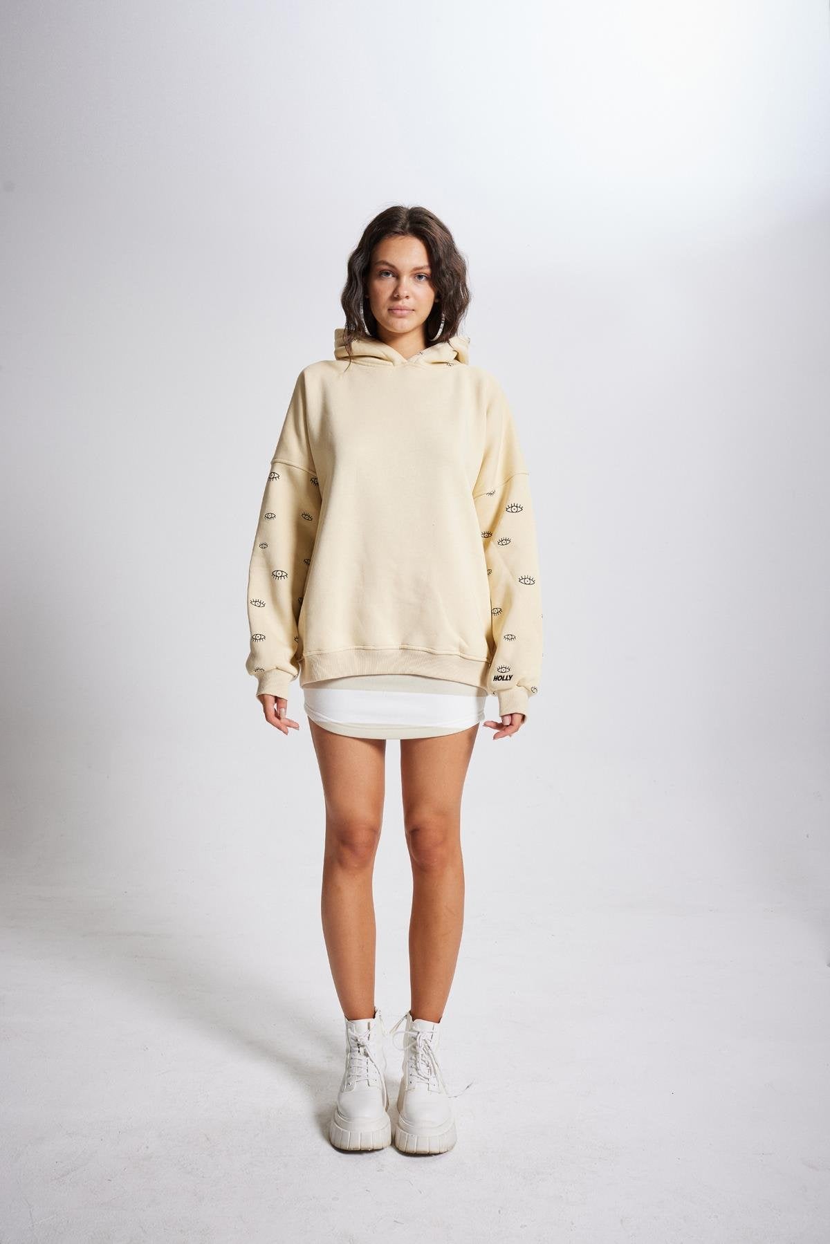 Eye Sweatshirt Bej