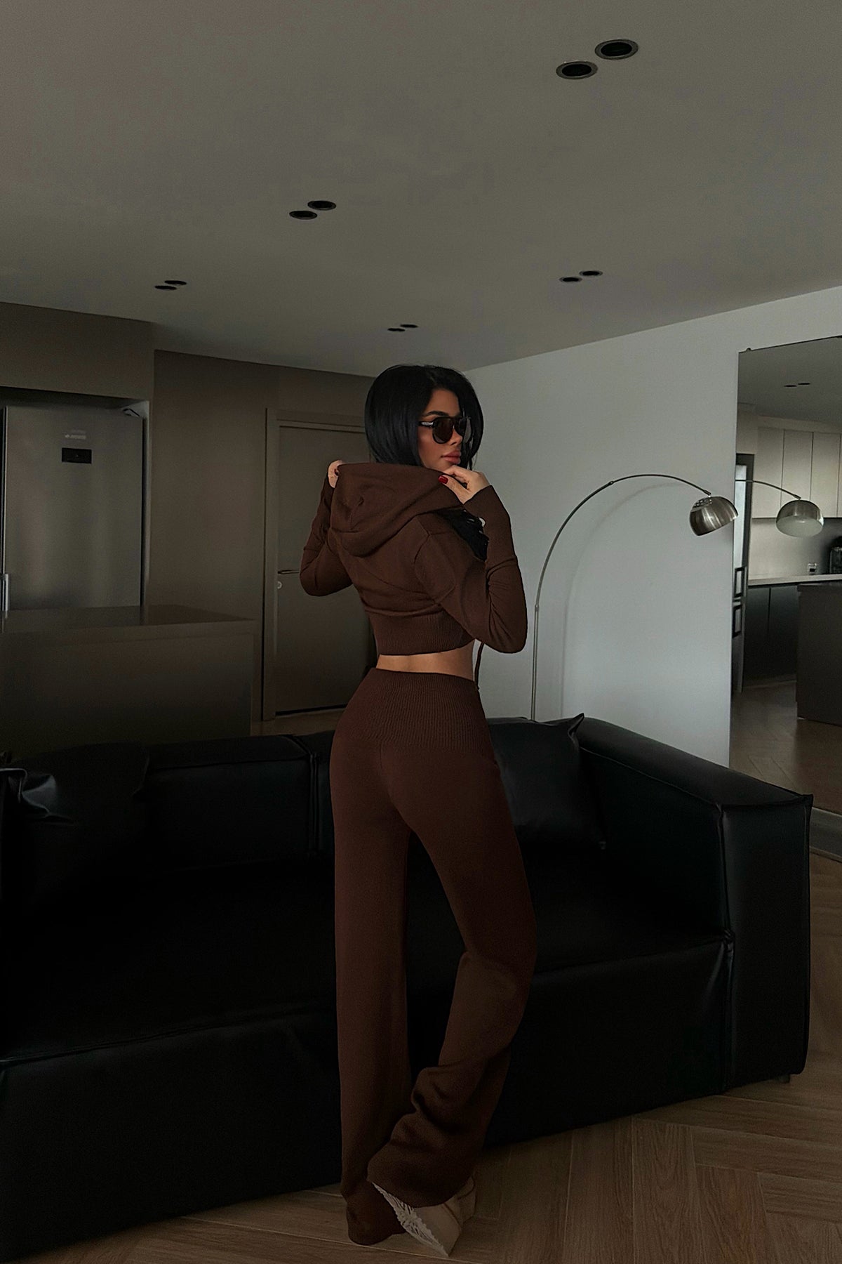 Acı Kahve Vinicia triko takım ATE-4331