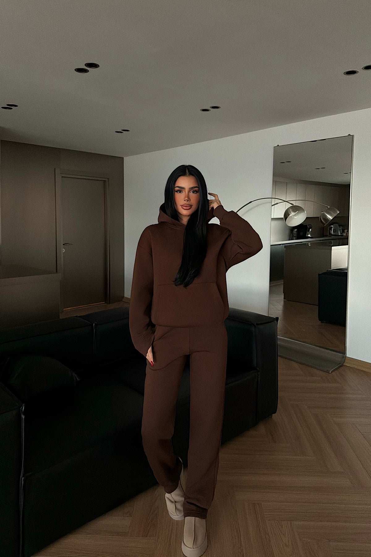 Acı Kahve Vanilly Eşofman Takımı ATE-4391