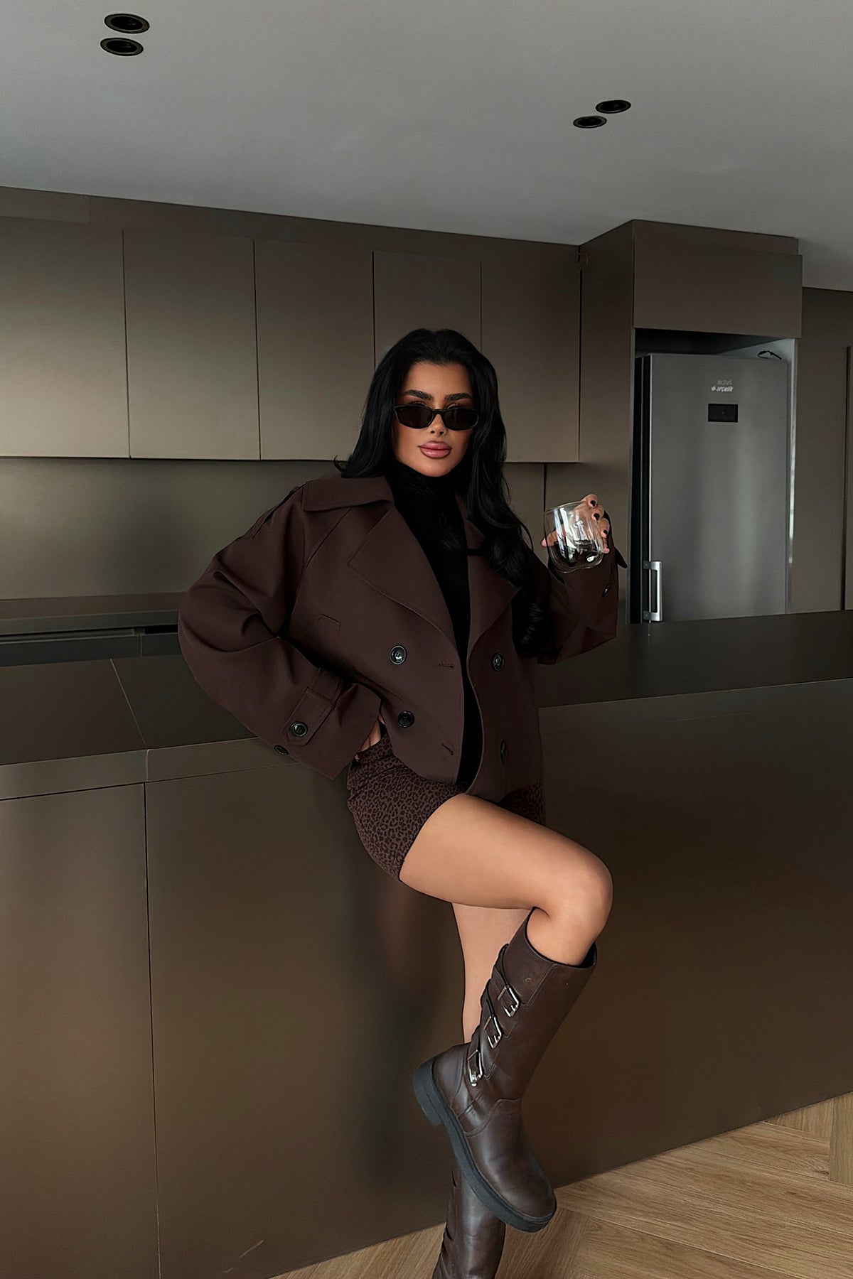 Acı Kahve Klarris Trençkot ATE-4201