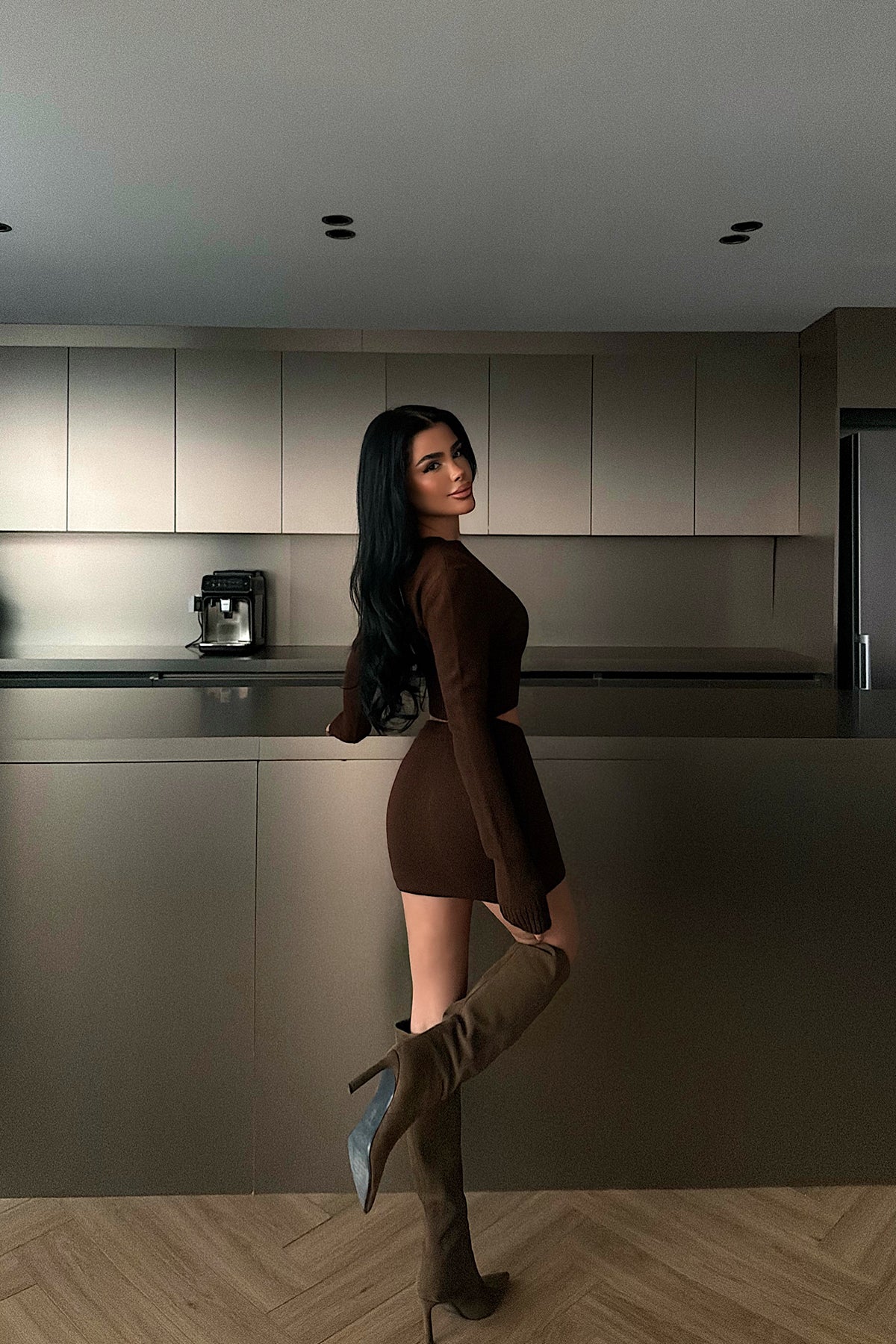 Acı Kahve İlue Triko Takım ATE-4368