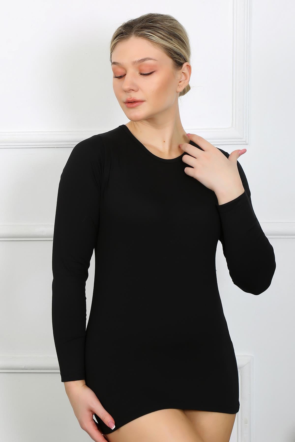 Akbeniz Bayan Uzun Kol Body 250