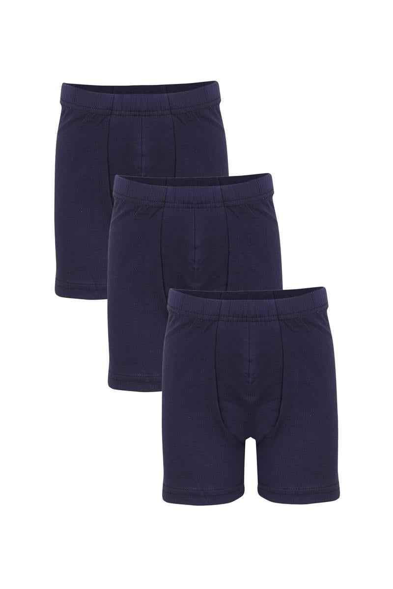 Akbeniz Erkek Çocuk 3'lü Lacivert Boxer