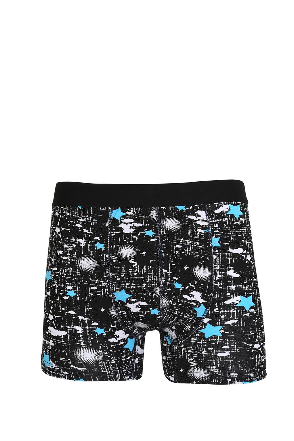 Akbeniz Erkek Penye Likralı Desenli Boxer 40116