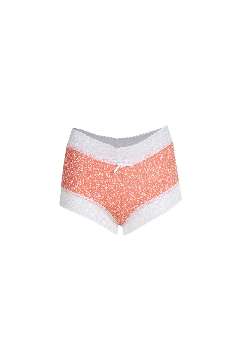 Akbeniz Kadın Pamuklu 2li Boxer Somon 40266