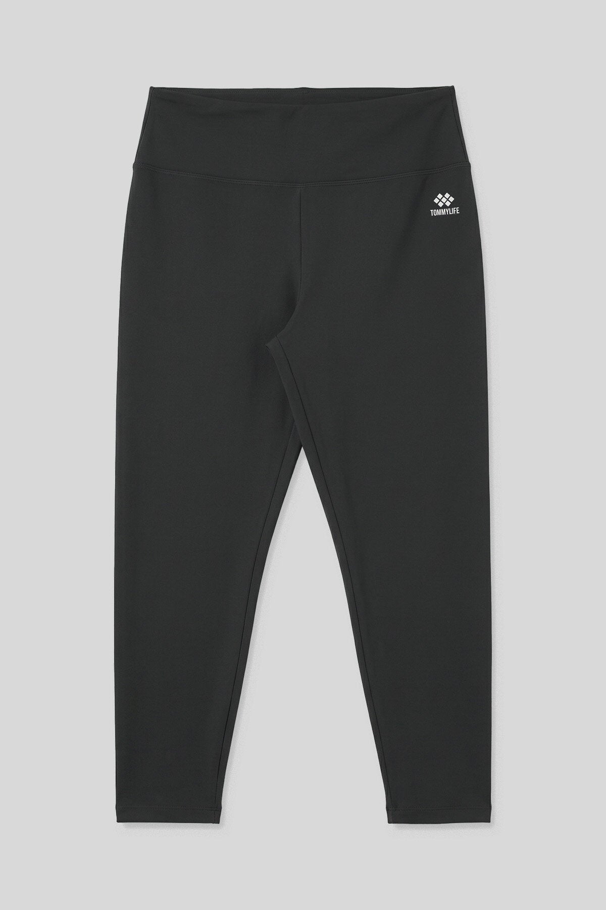 Antrasit Yüksek Bel Toparlayıcı Battal Büyük Beden Kadın Tayt- 94650