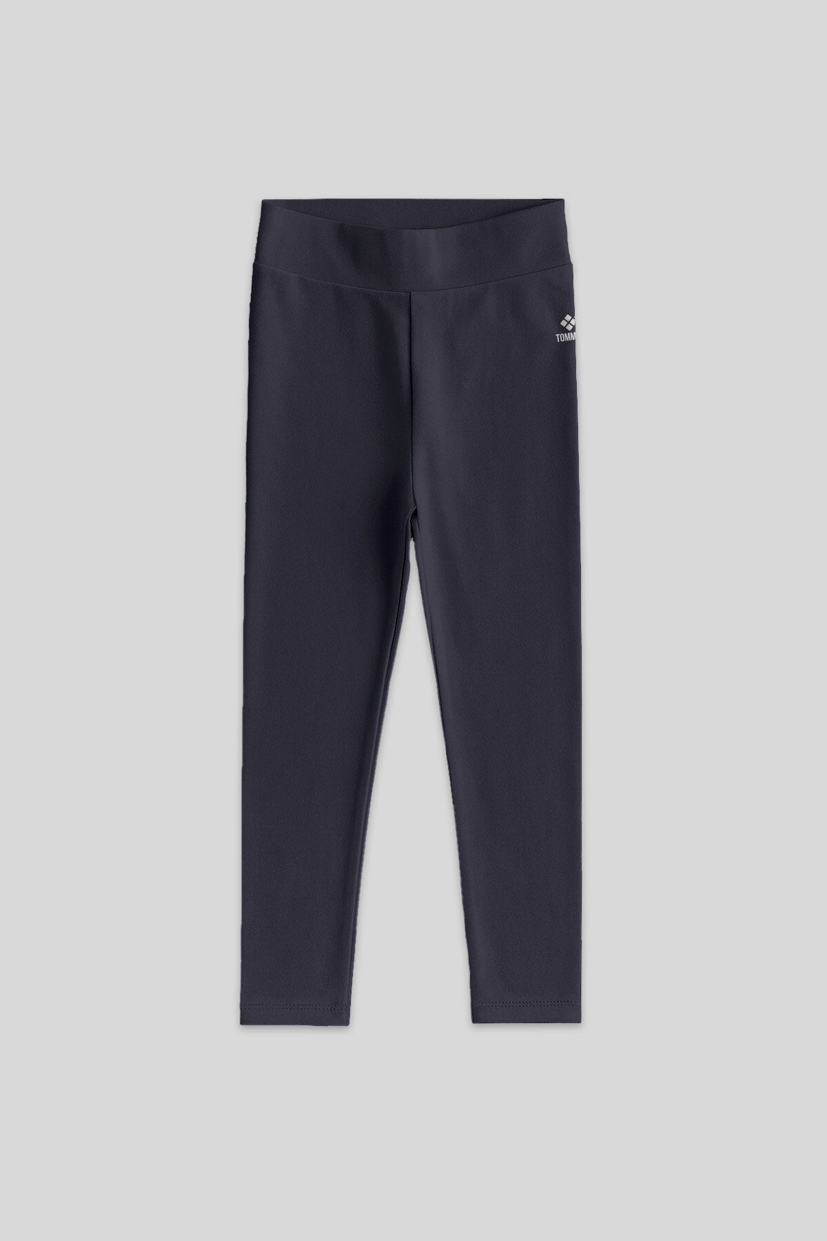 Antrasit Yüksek Bel Dar Paça Kız Çocuk Tayt - 75047