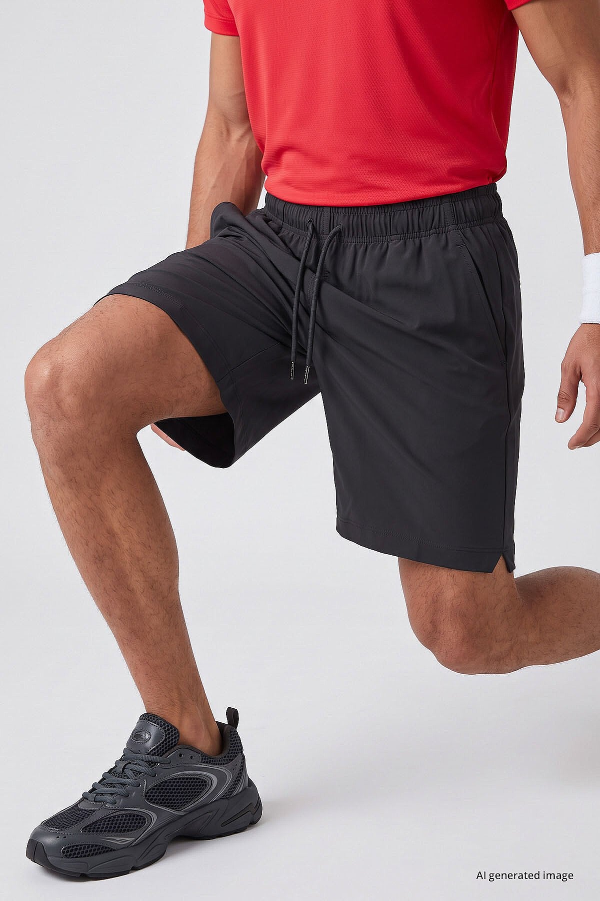 Antrasit Standart Fit Erkek Performans Şort - 81315