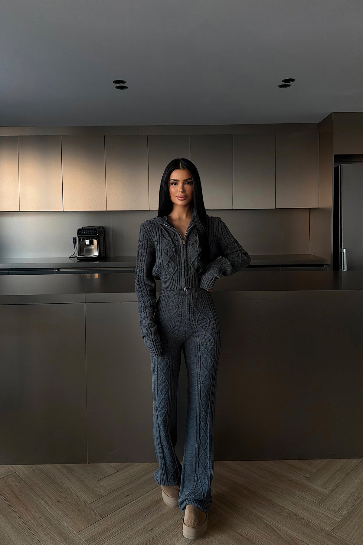 Antrasit Ruvina Triko Takım ATE-4506