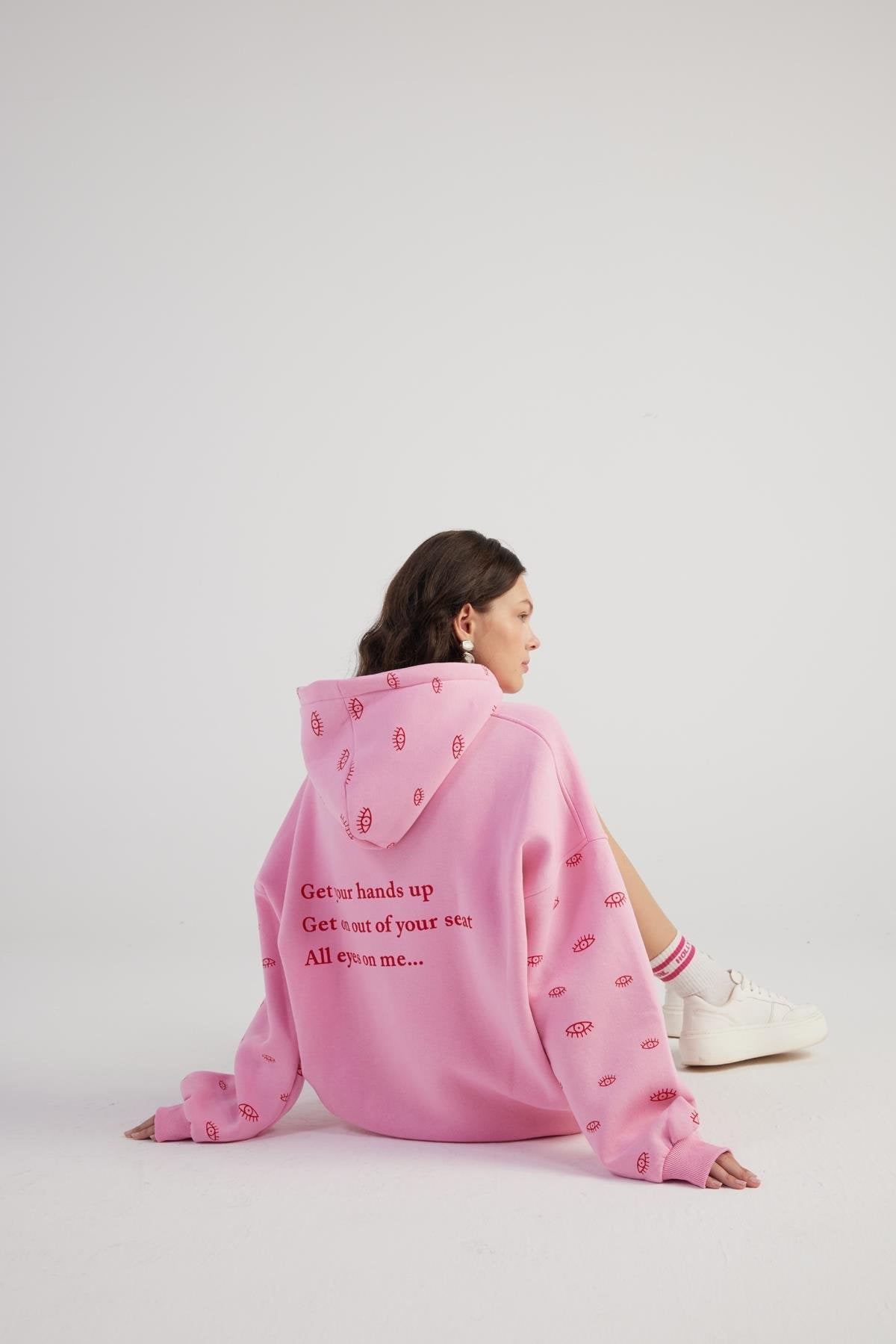 Eye Sweatshirt Pembe Pembe STD