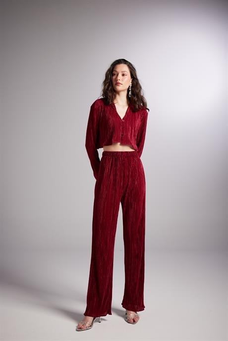 Comfy Pantolon Bordo