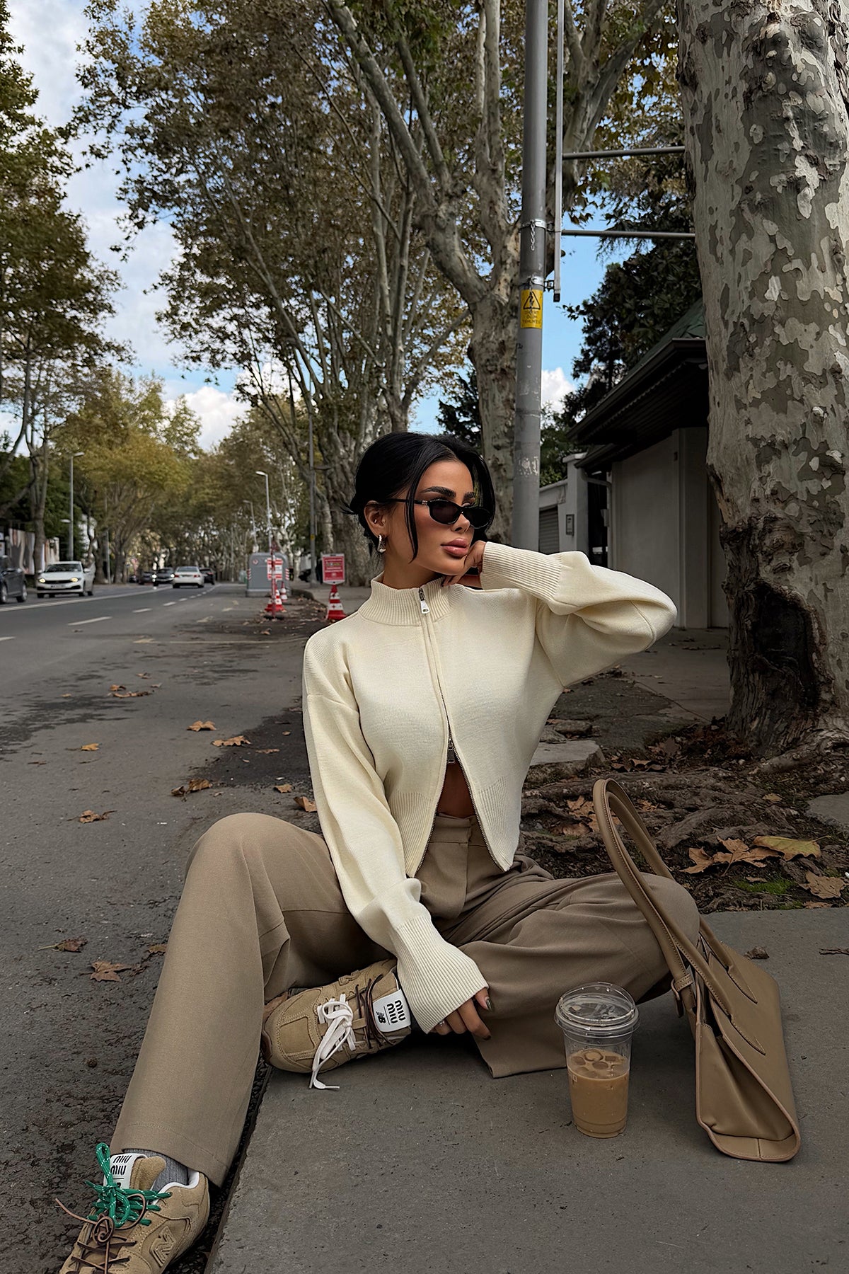 Balboa Çift Fermuarlı Triko Hırka ATE-3890