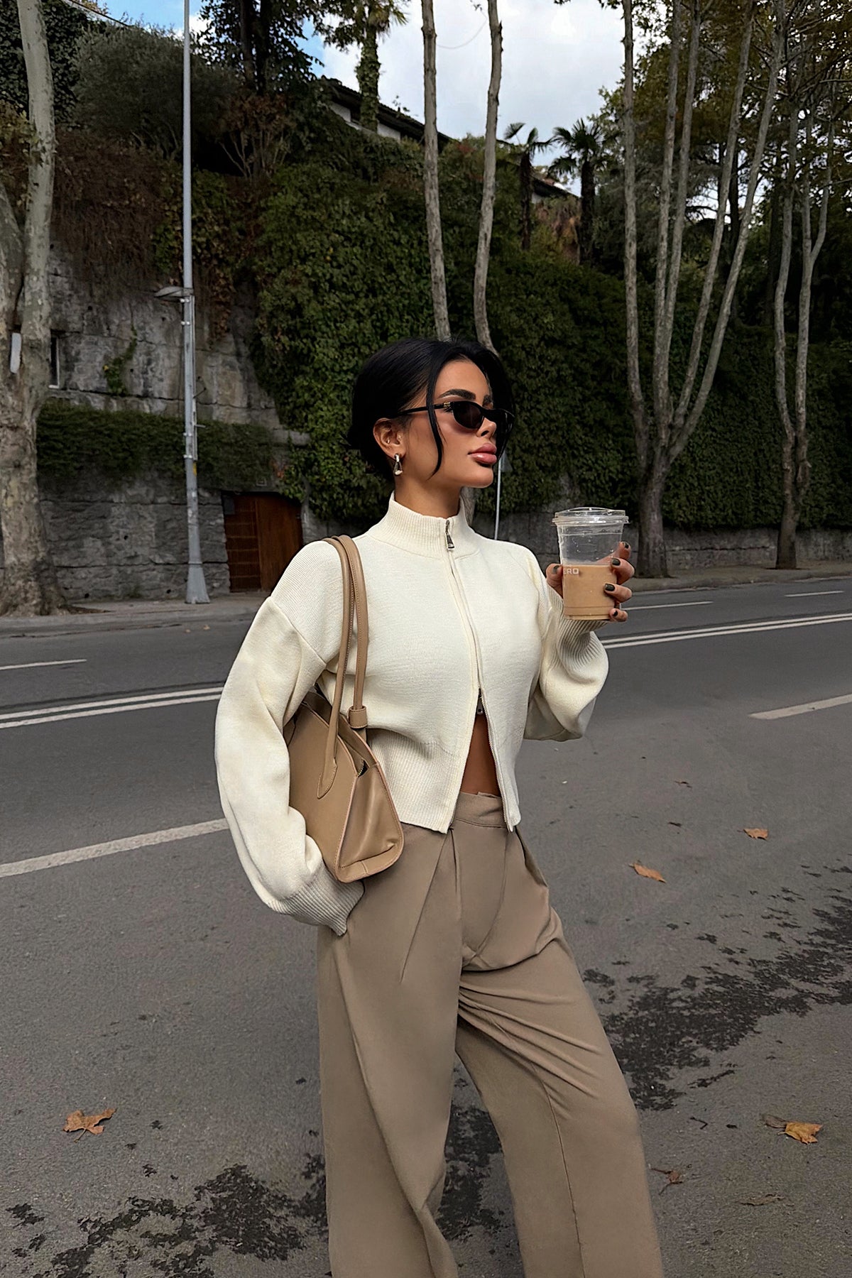 Balboa Çift Fermuarlı Triko Hırka ATE-3890