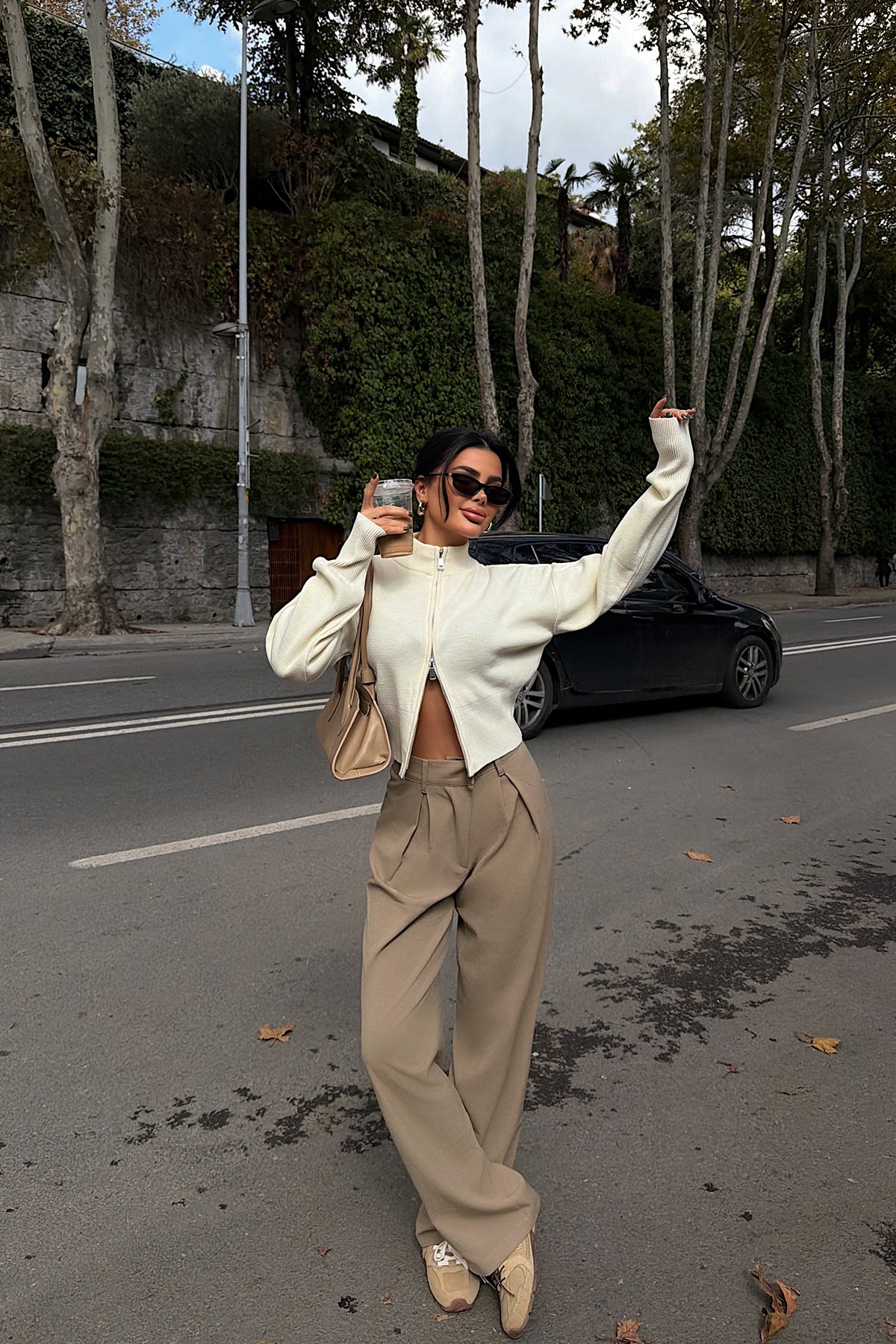 Balboa Çift Fermuarlı Triko Hırka ATE-3890