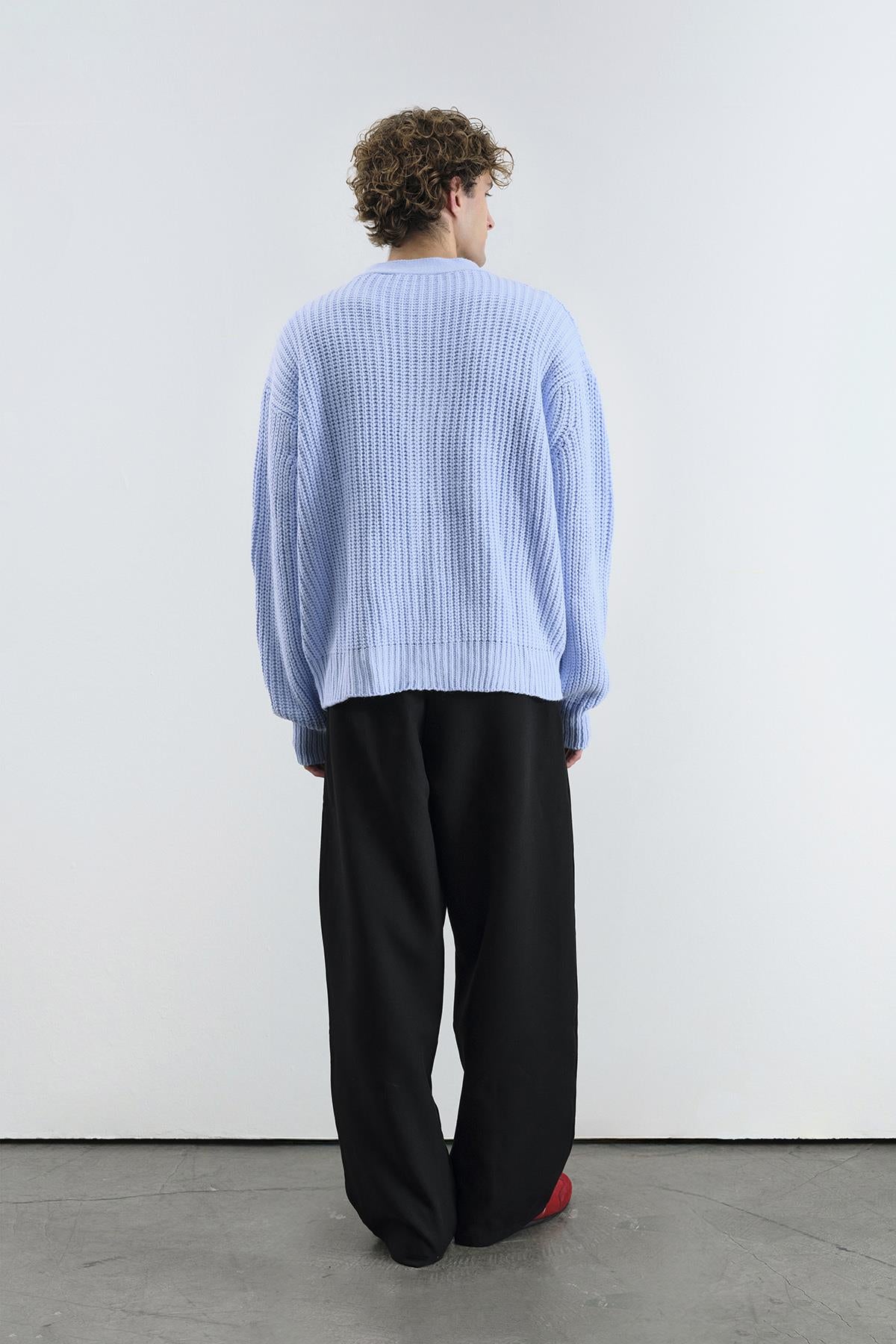 BASIC DOKULU MAVİ HIRKA