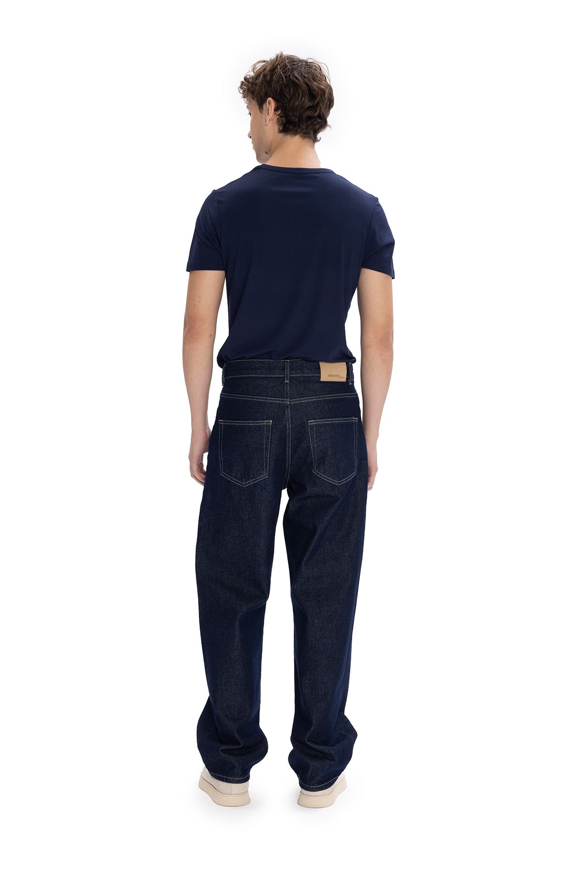 BASIC REGULAR FIT JEAN - LACİVERT - LACİVERT XXL