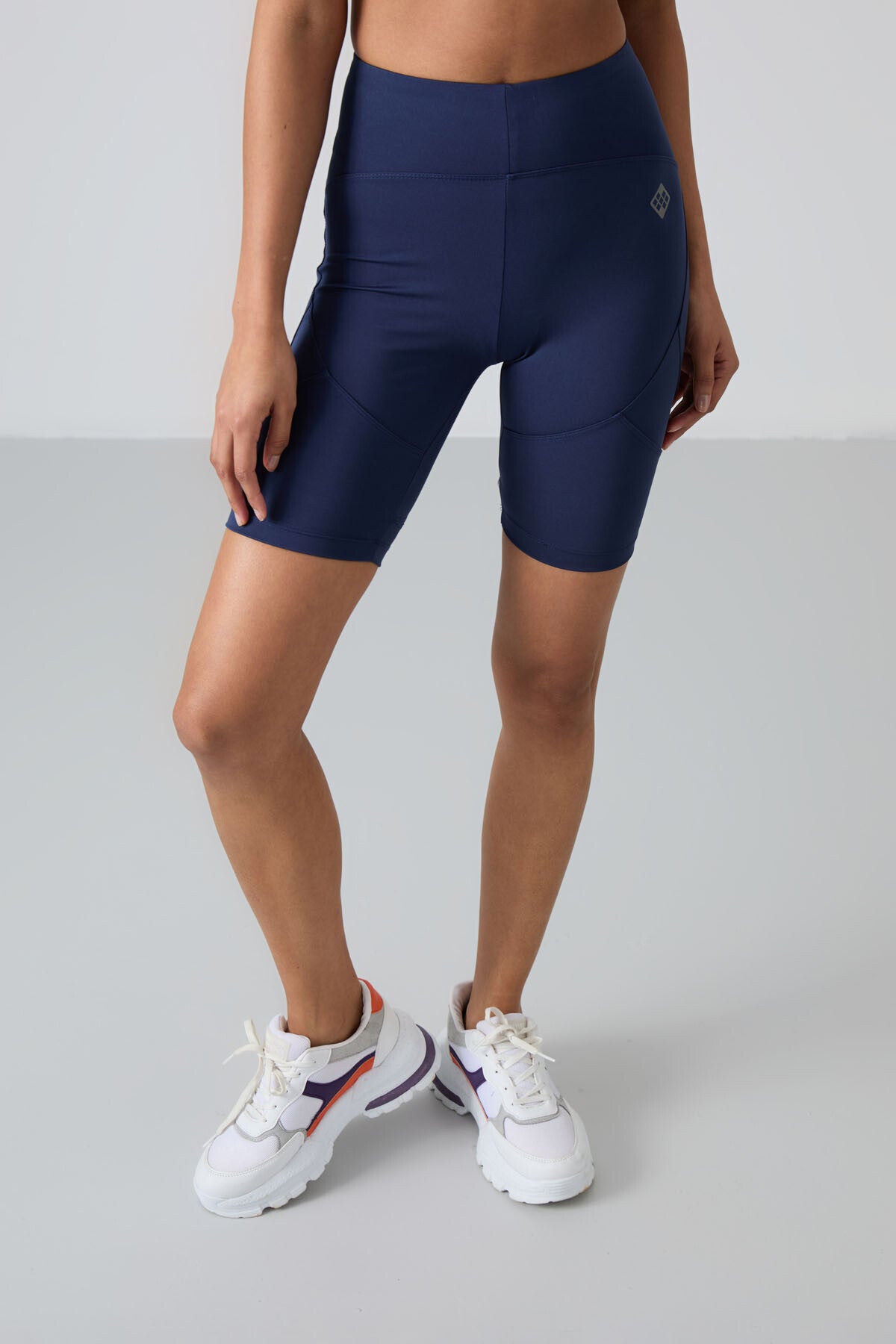 İndigo Esnek Standart Fit Performans Kadın Biker Tayt - 91013