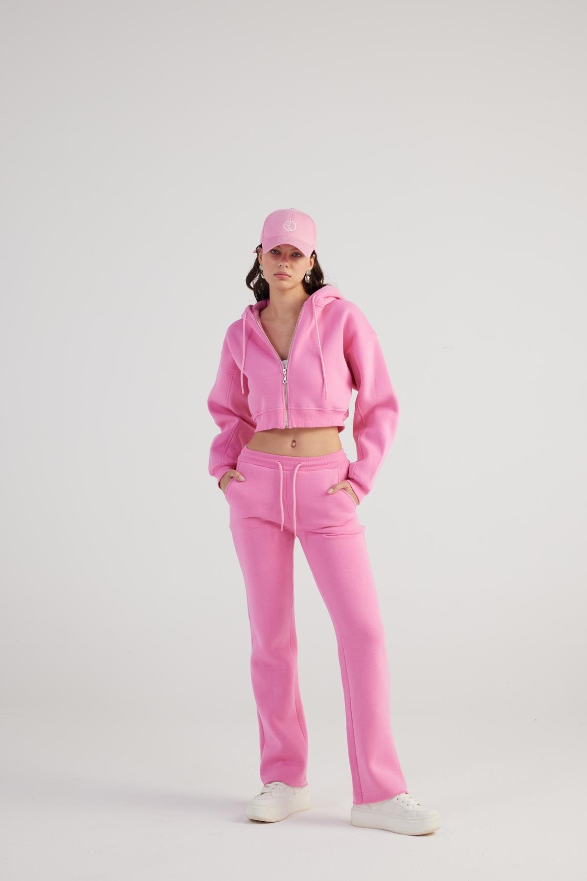 Mixed Sweatshirt Pembe