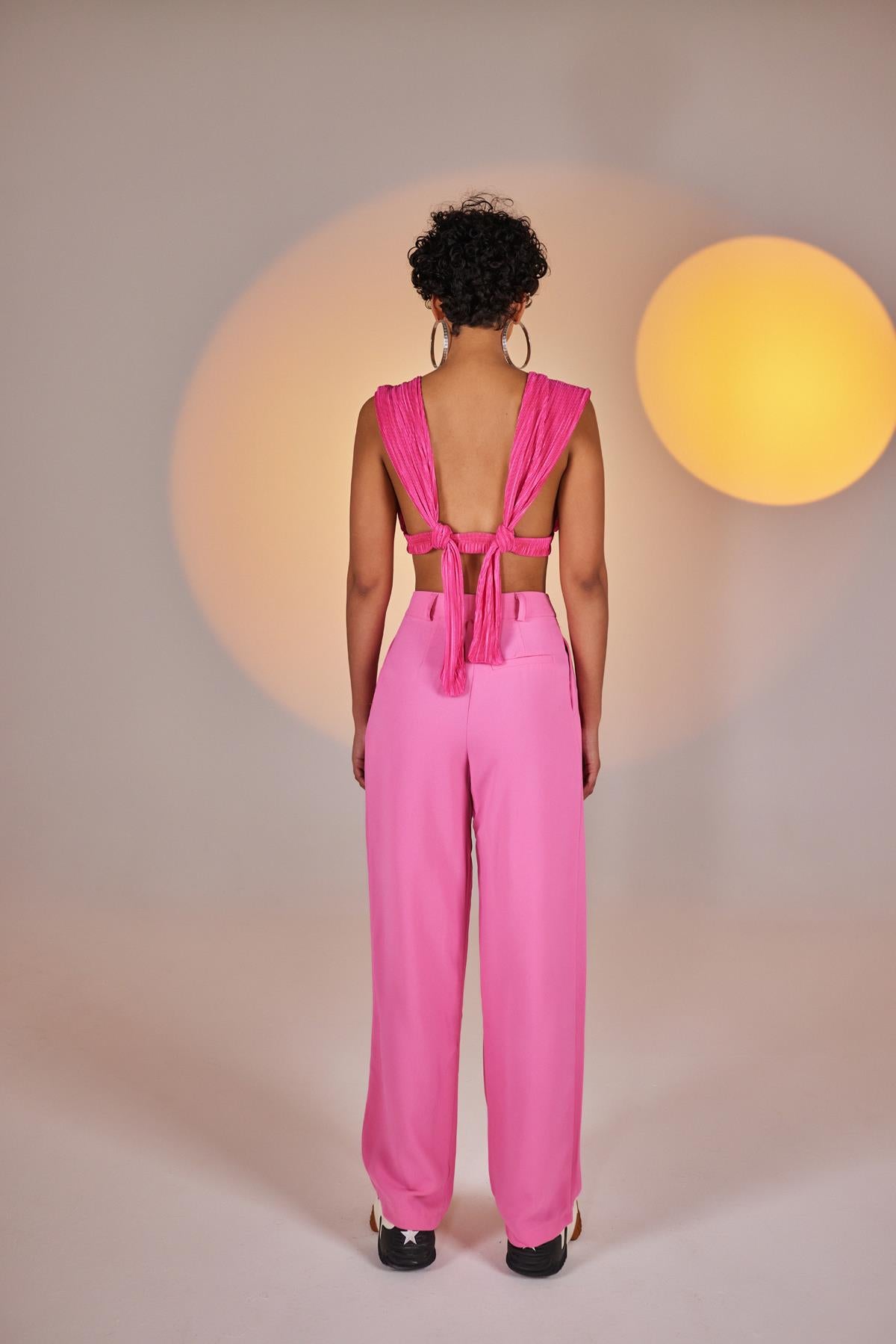 Palasia Pantolon Pembe