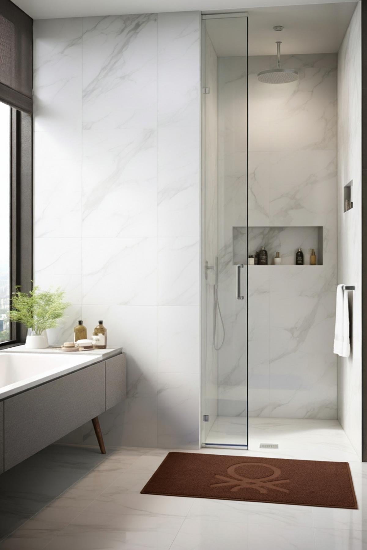 Be-0785-Dbr %100 Pamuk Koyu Kahverengi 50X80 Cm Banyo Paspas Havlu