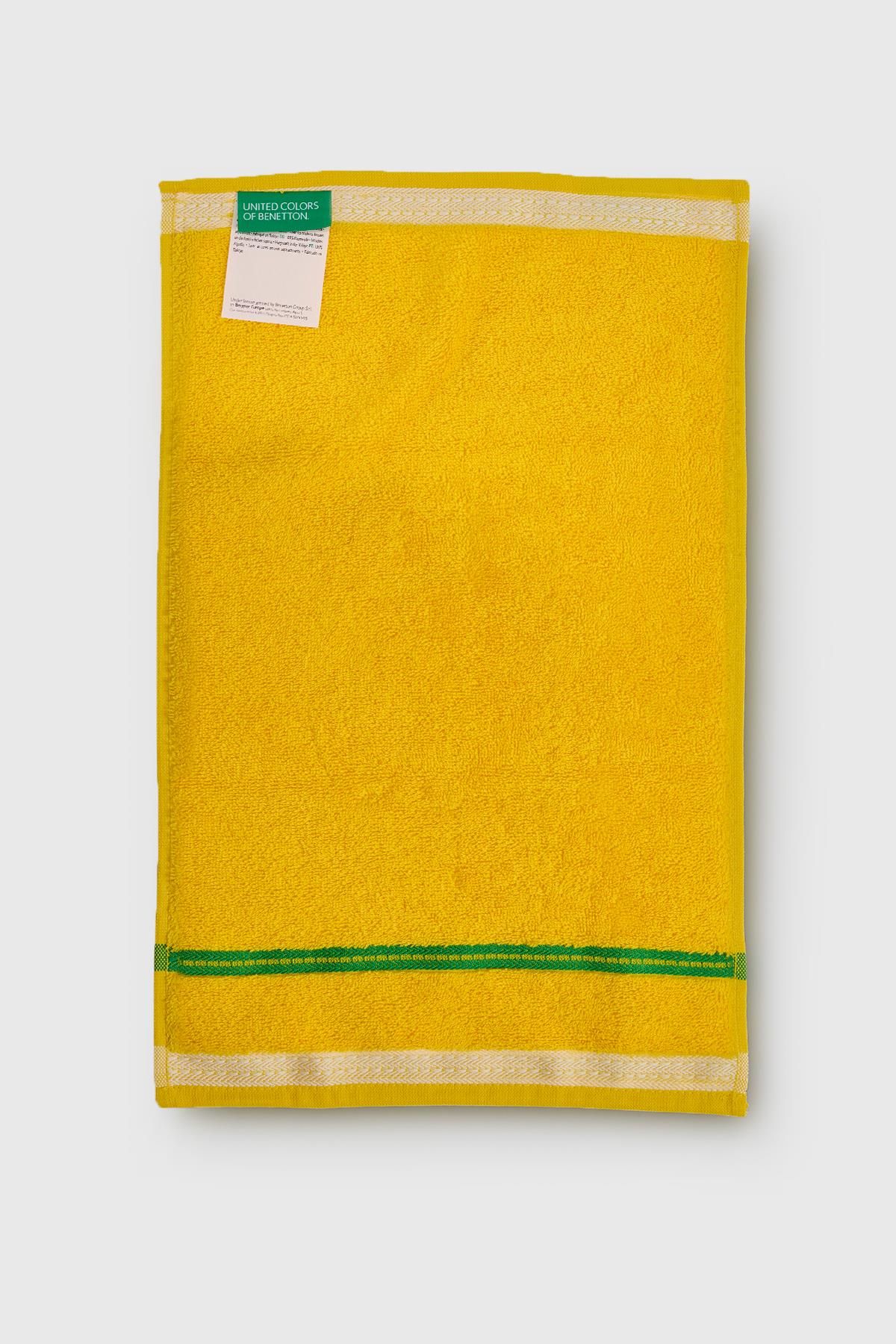 Be-0832-Ye %100 Pamuk Sarı 70X140 Cm Banyo Havlusu