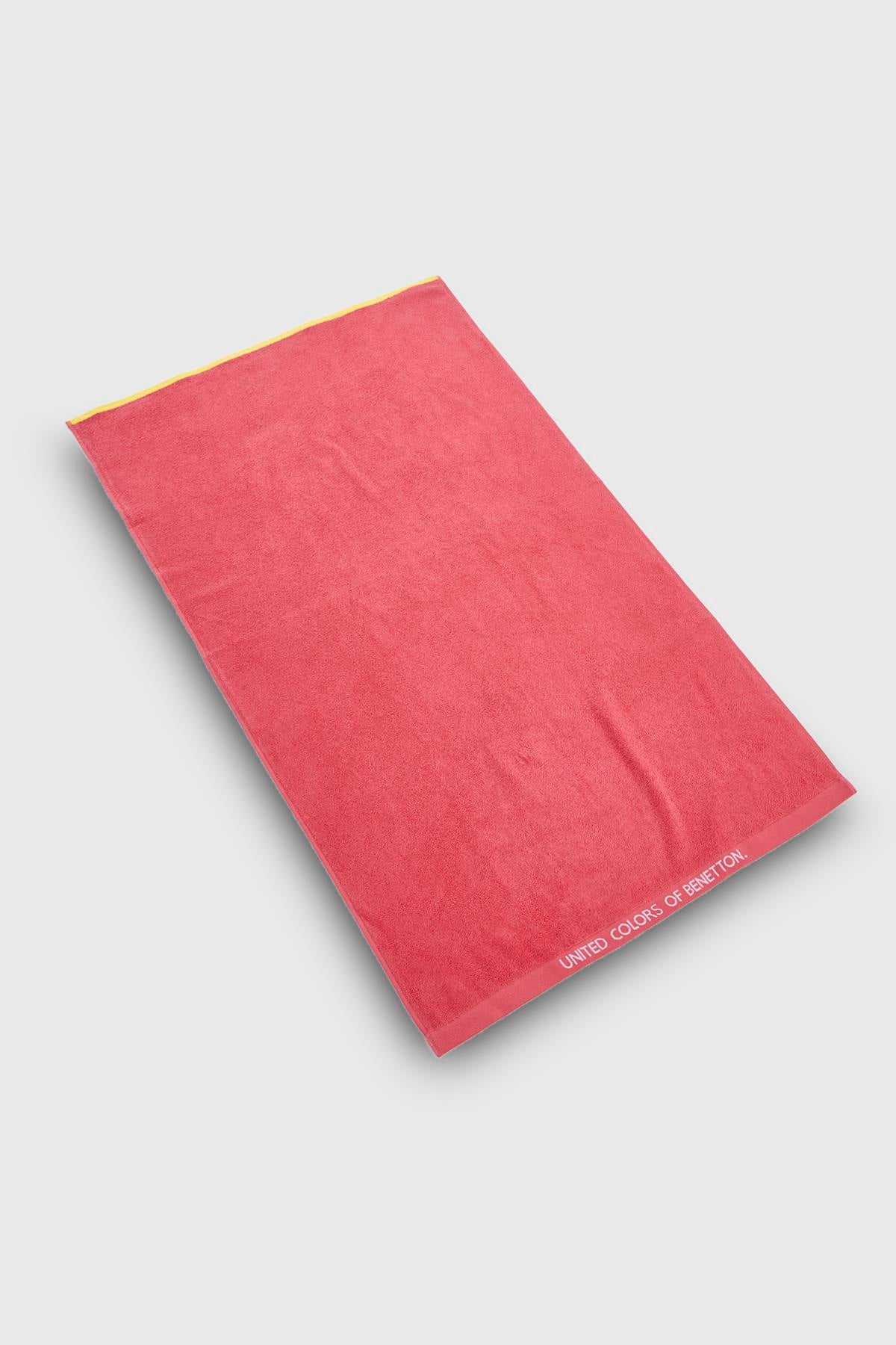 Be-2812-Pnk %100 Pamuk Pembe 70X140 Cm Banyo Havlusu