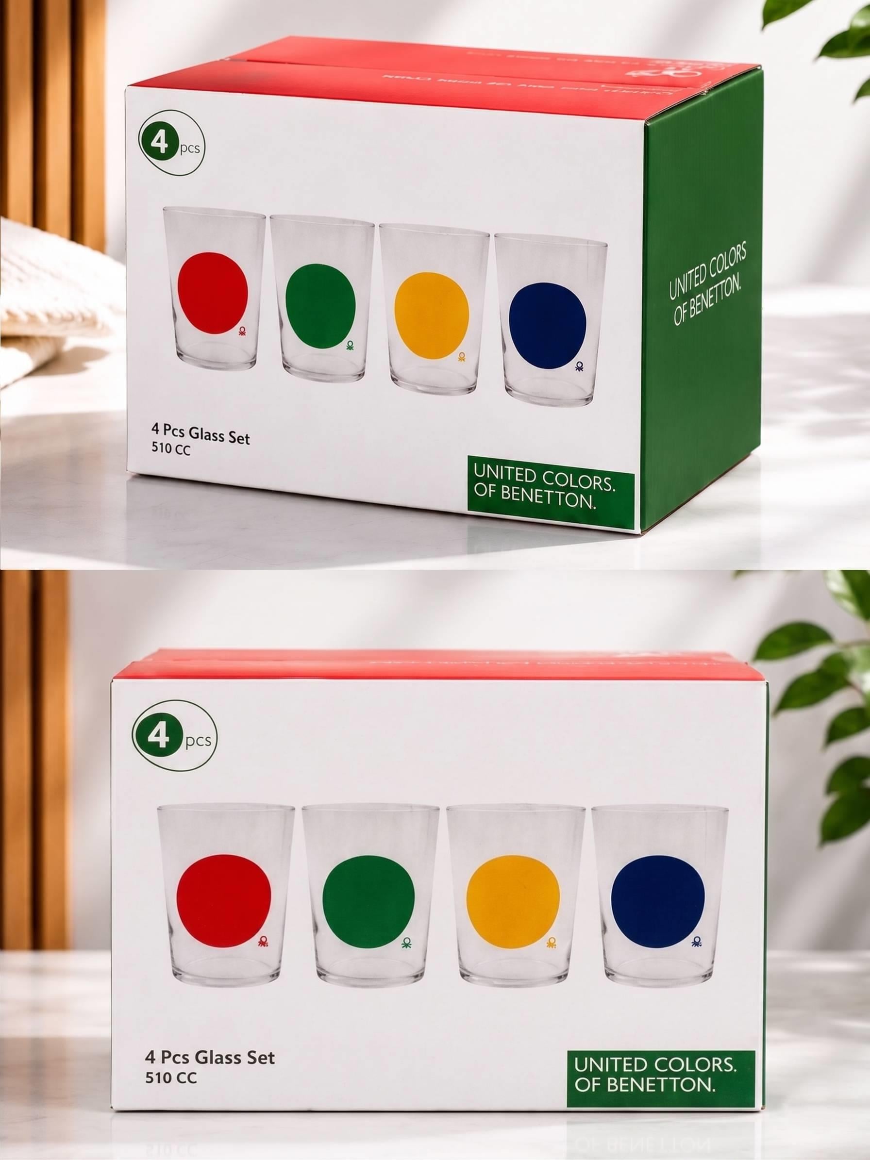 Be-Kct0026 Cam Çok Renkli Meşrubat Bardağı