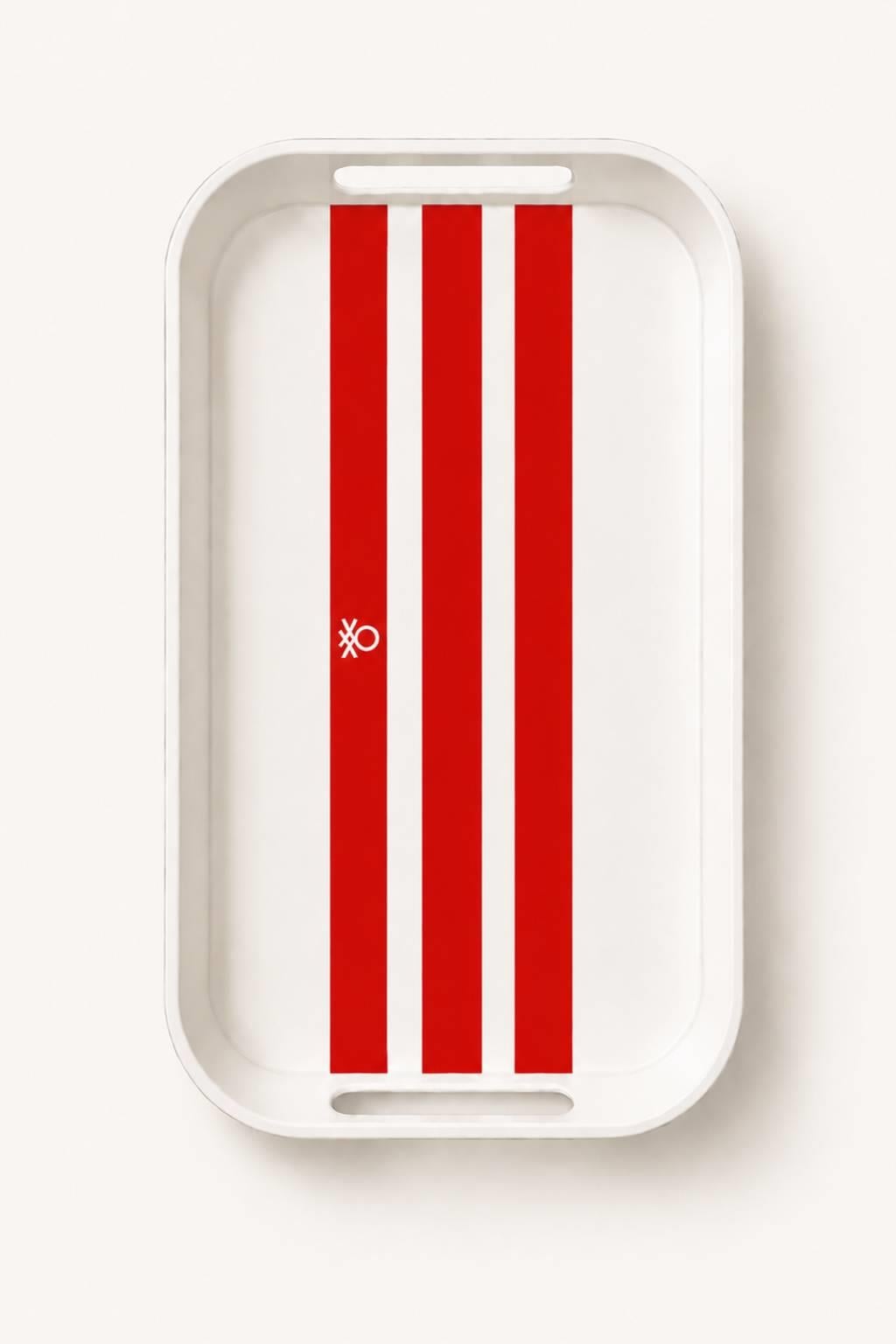 Be-Kct64-K Melamine Kırmızı 19*33 Cm Servis Tepsisi