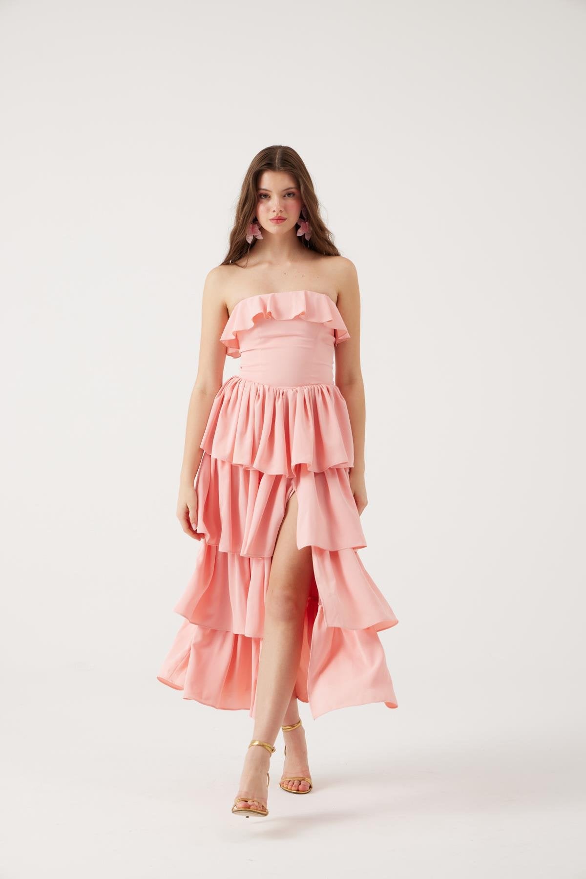 Gracie Elbise Pembe Pembe L