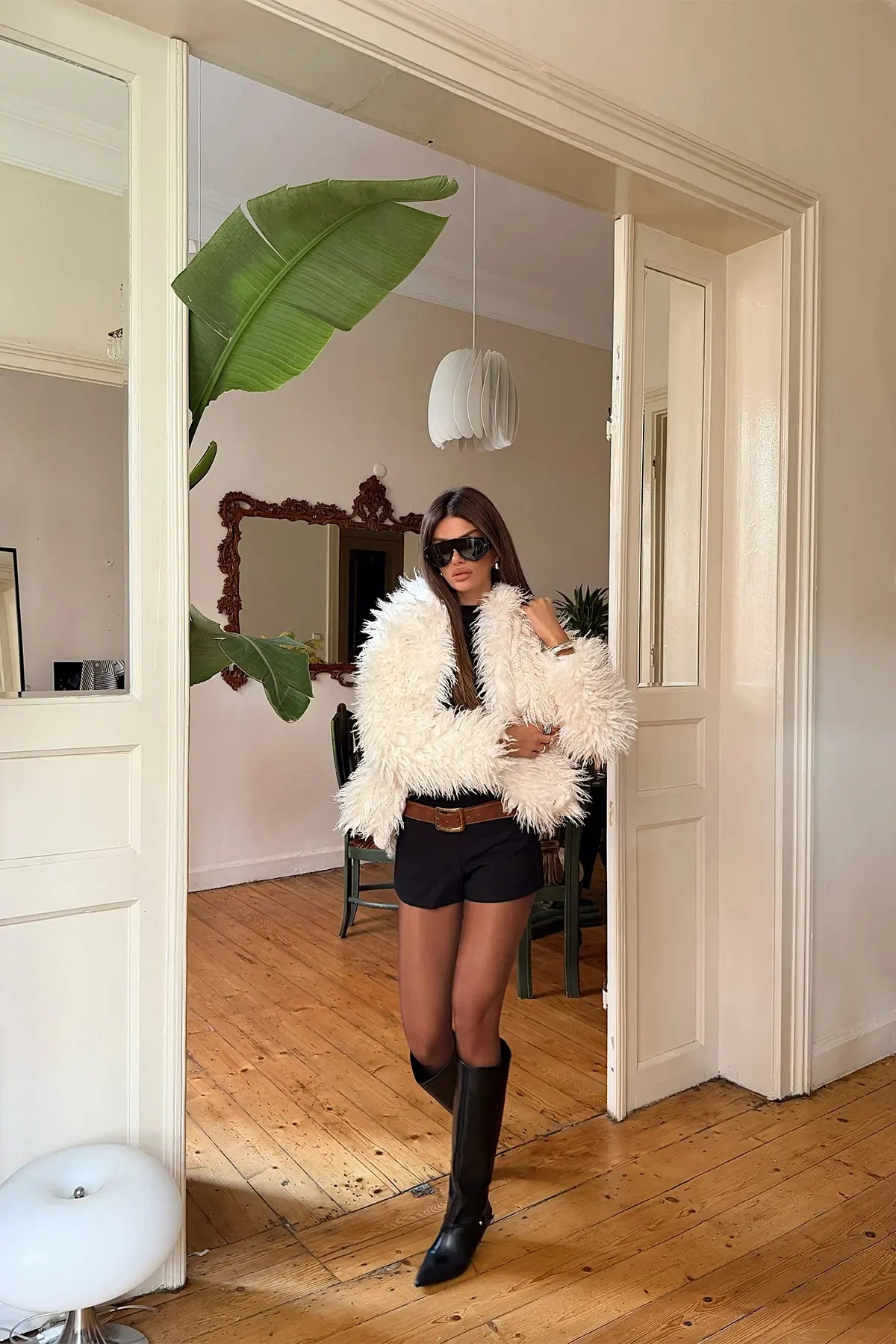 Bej Mayfair Kürk