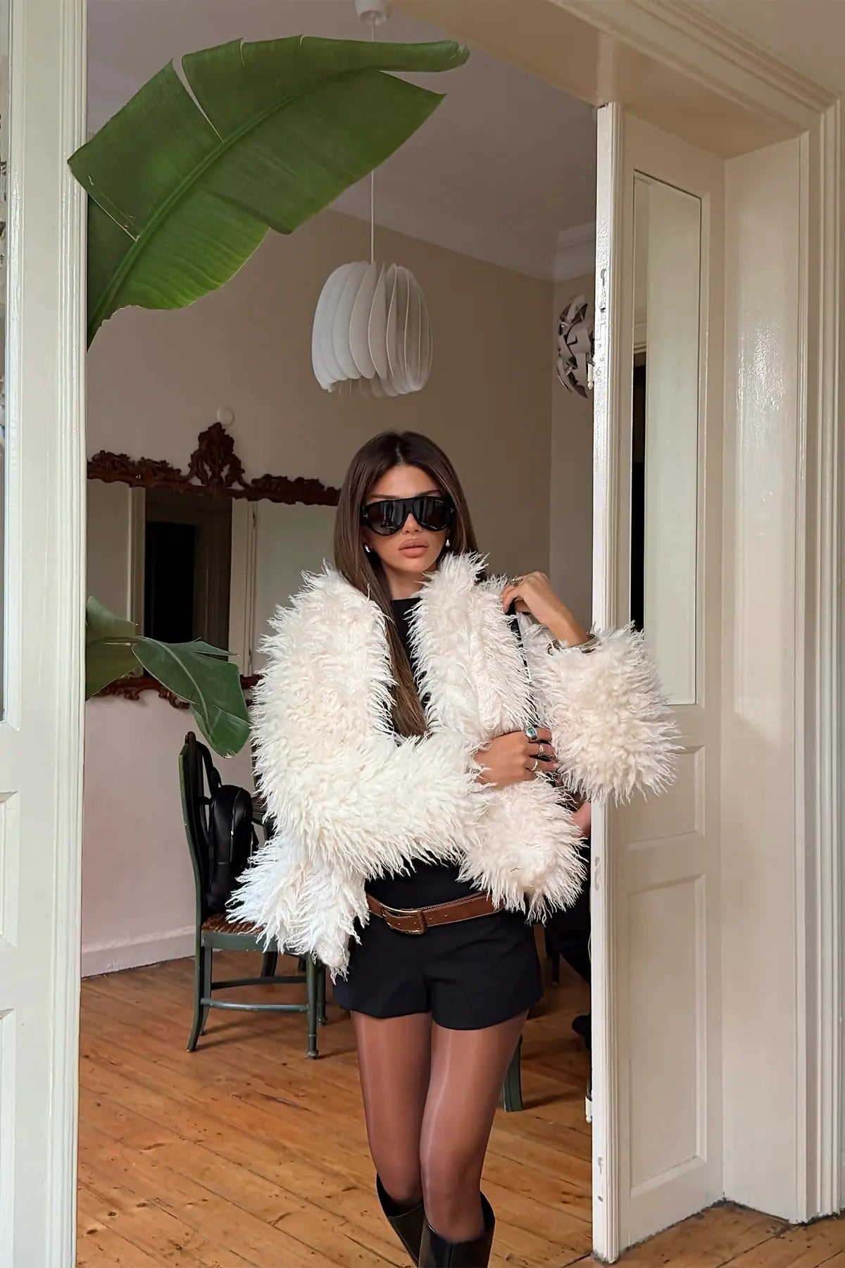 Bej Mayfair Kürk