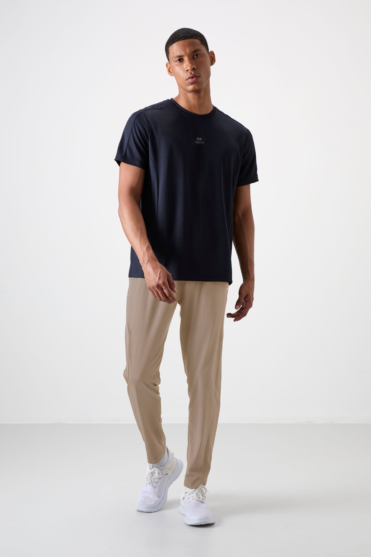 Bej İnce Yumuşak Comfort Fit Erkek Eşofman Alt - 82119