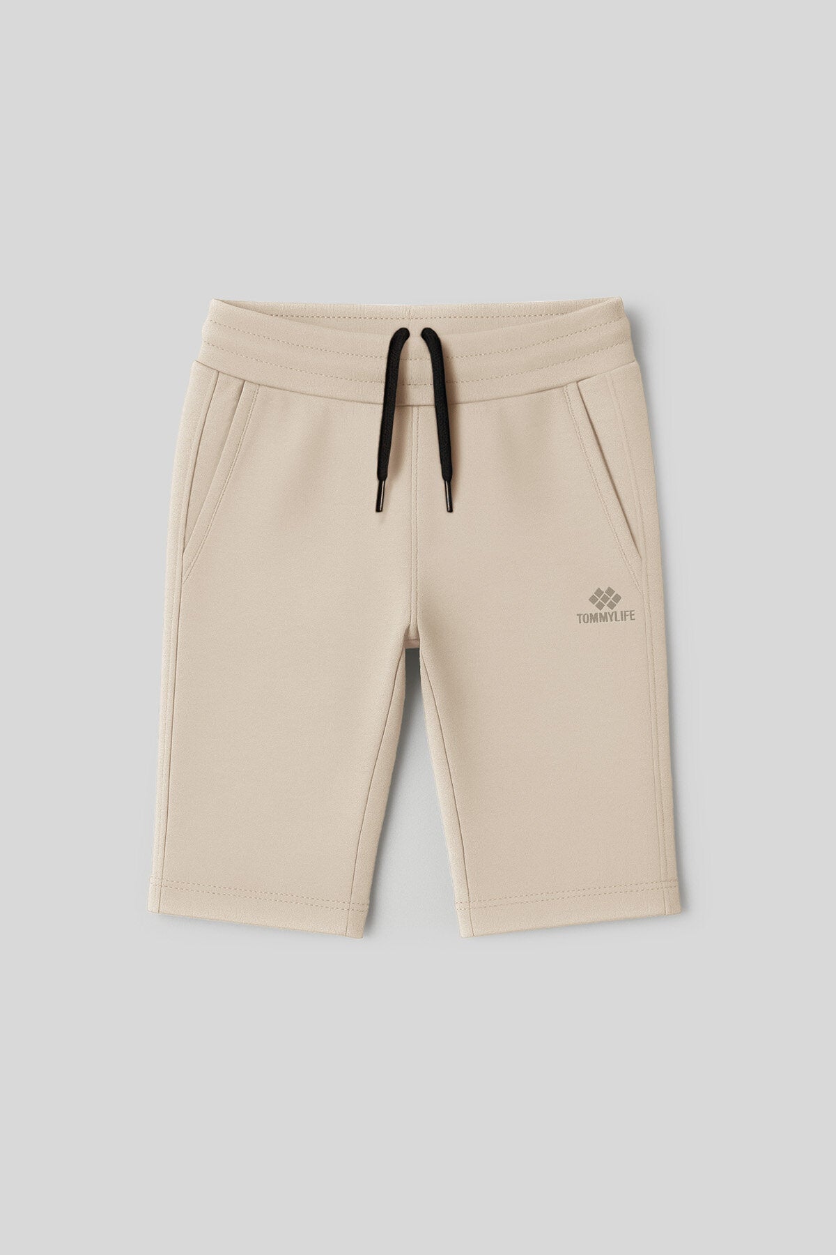 Bej Standart Fit Basic Performans Erkek Çocuk Şort - 11303