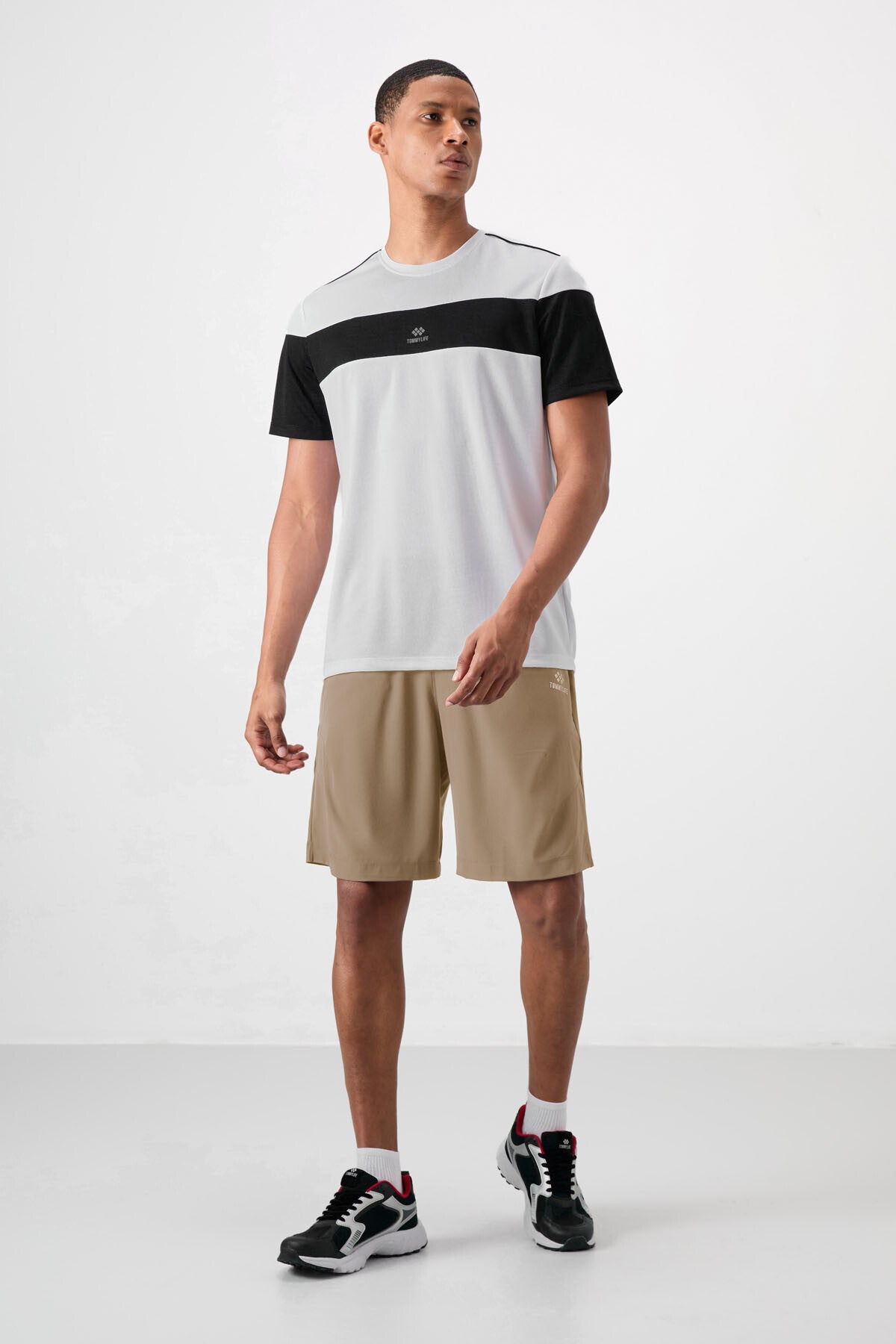 Bej Kalın Yumuşak Comfort Fit Erkek Şort - 81268