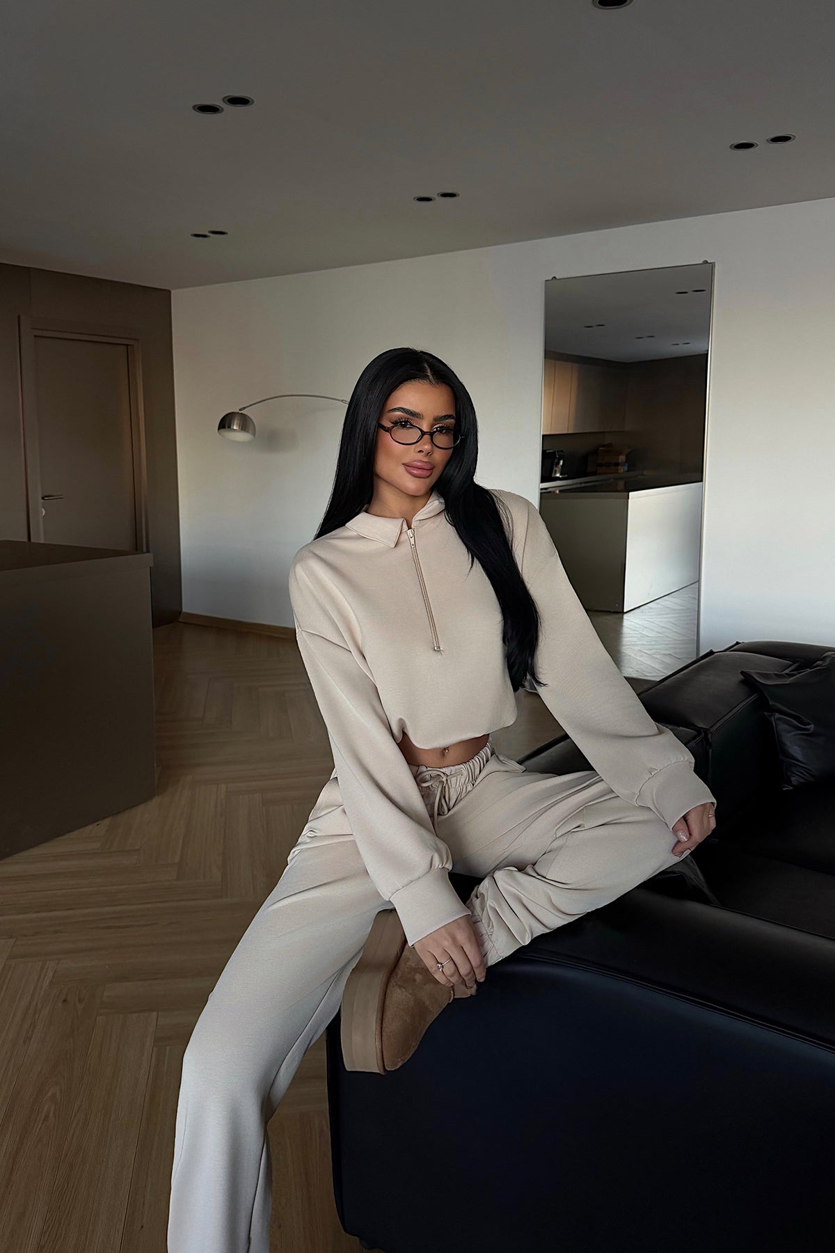 Bej Jagger Eşofman Takımı ATE-2441