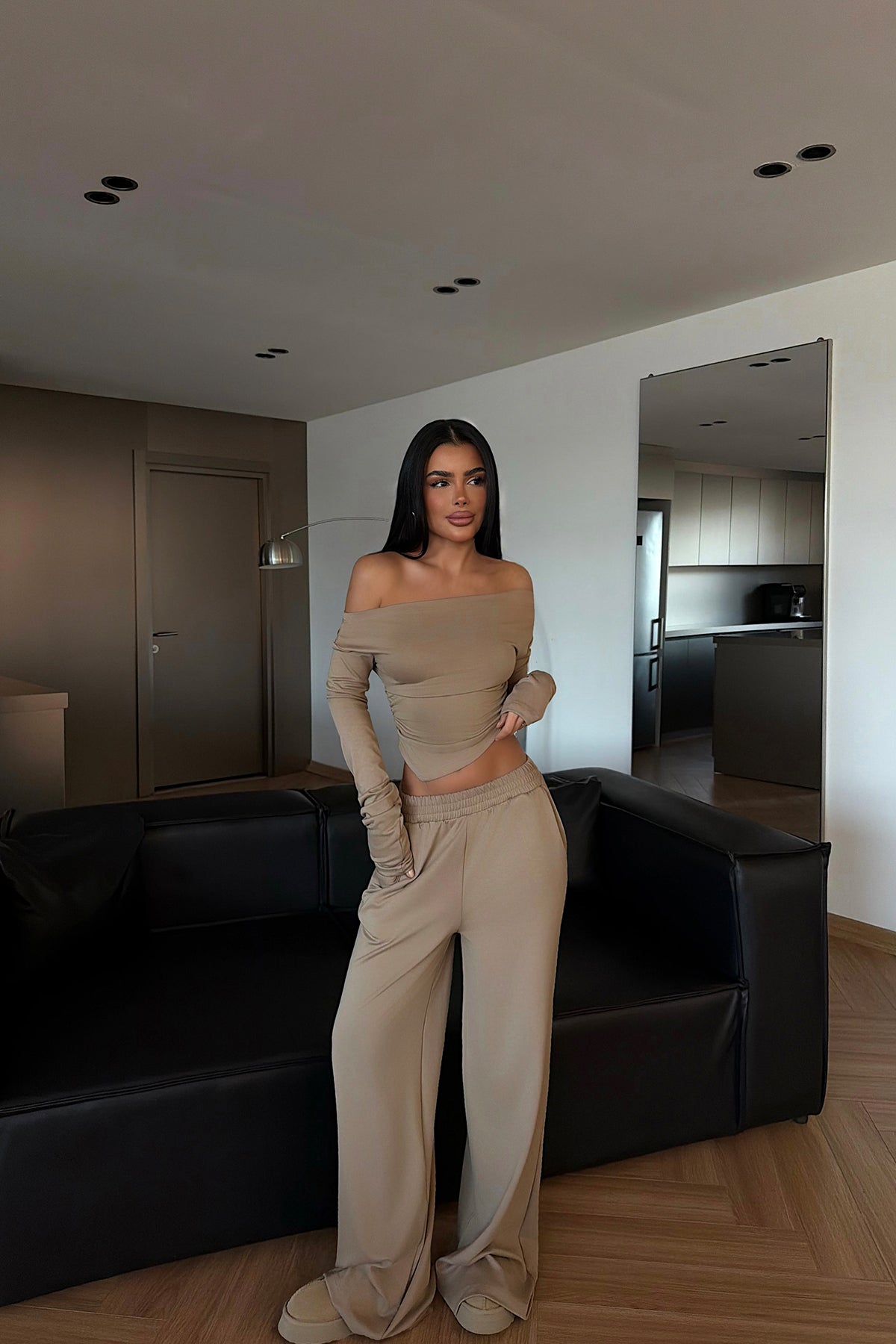 Bej Allona Takım ATE-4519