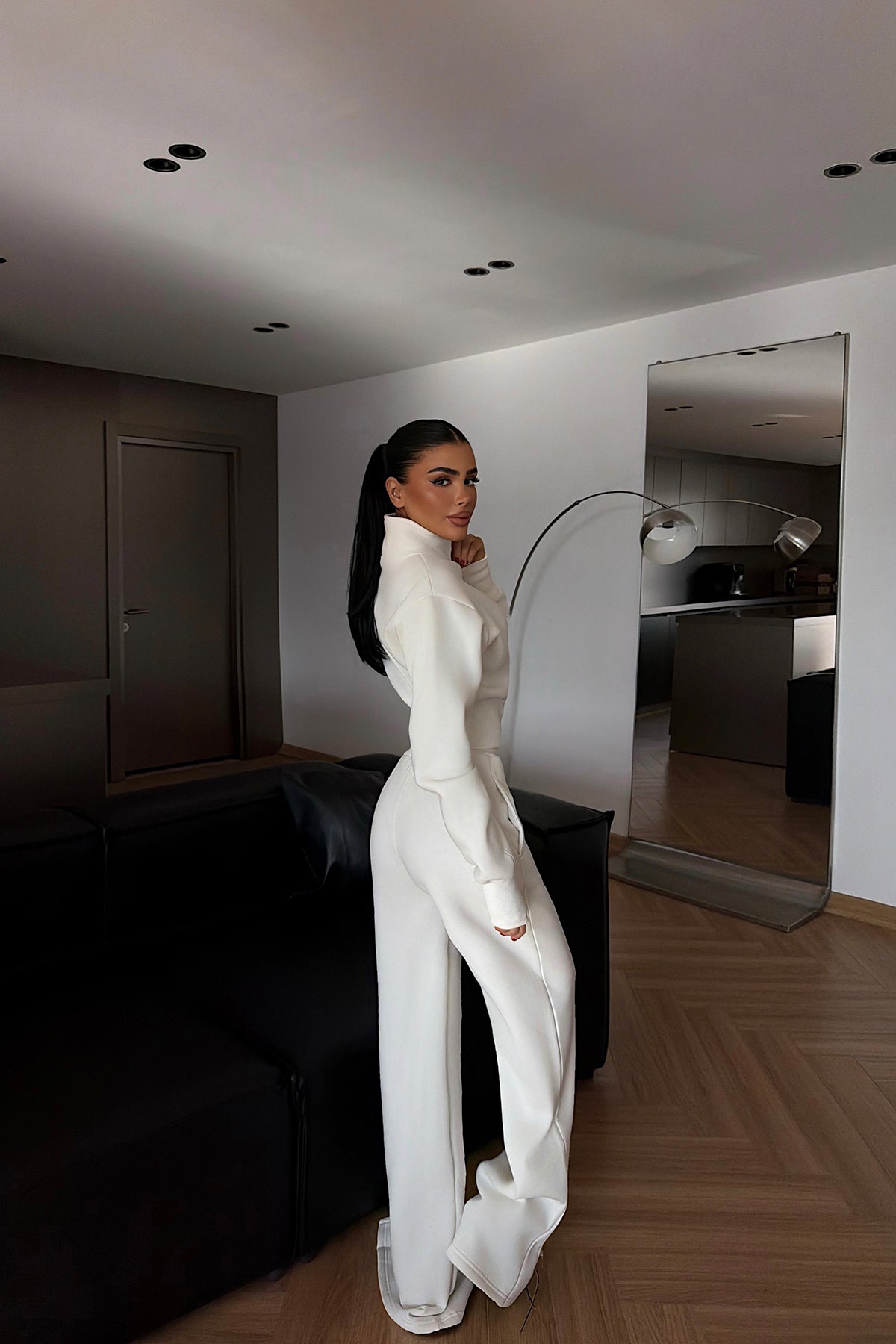 Beyaz Belleza Eşofman Takımı ATE-4298