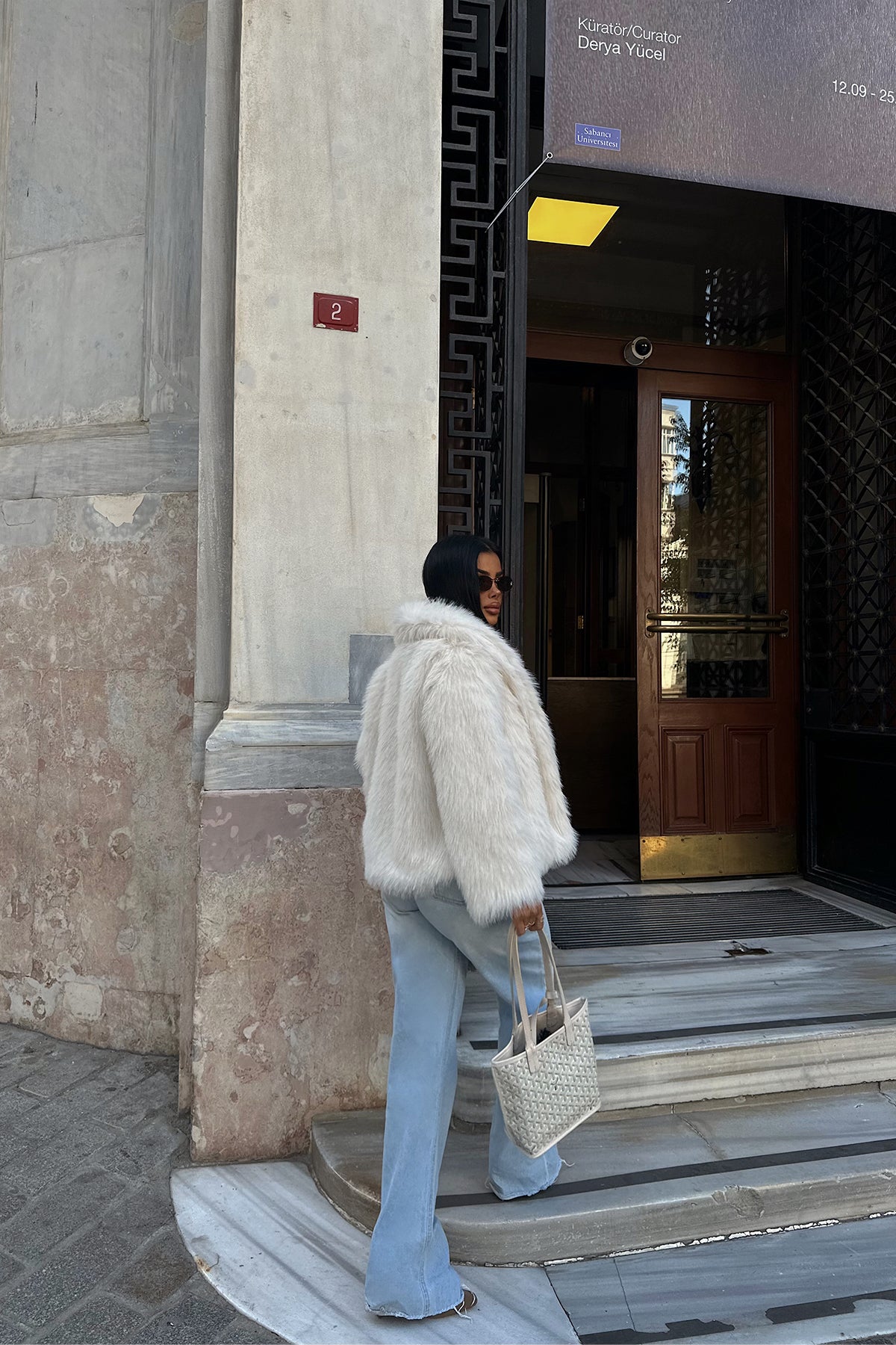 Beyaz Rufina Kürk ATE-1600