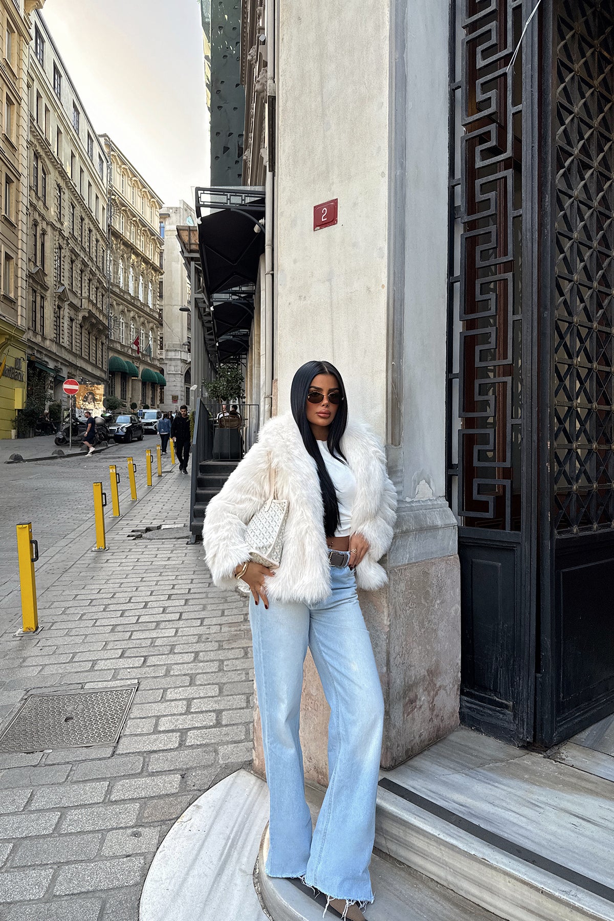 Beyaz Rufina Kürk ATE-1600